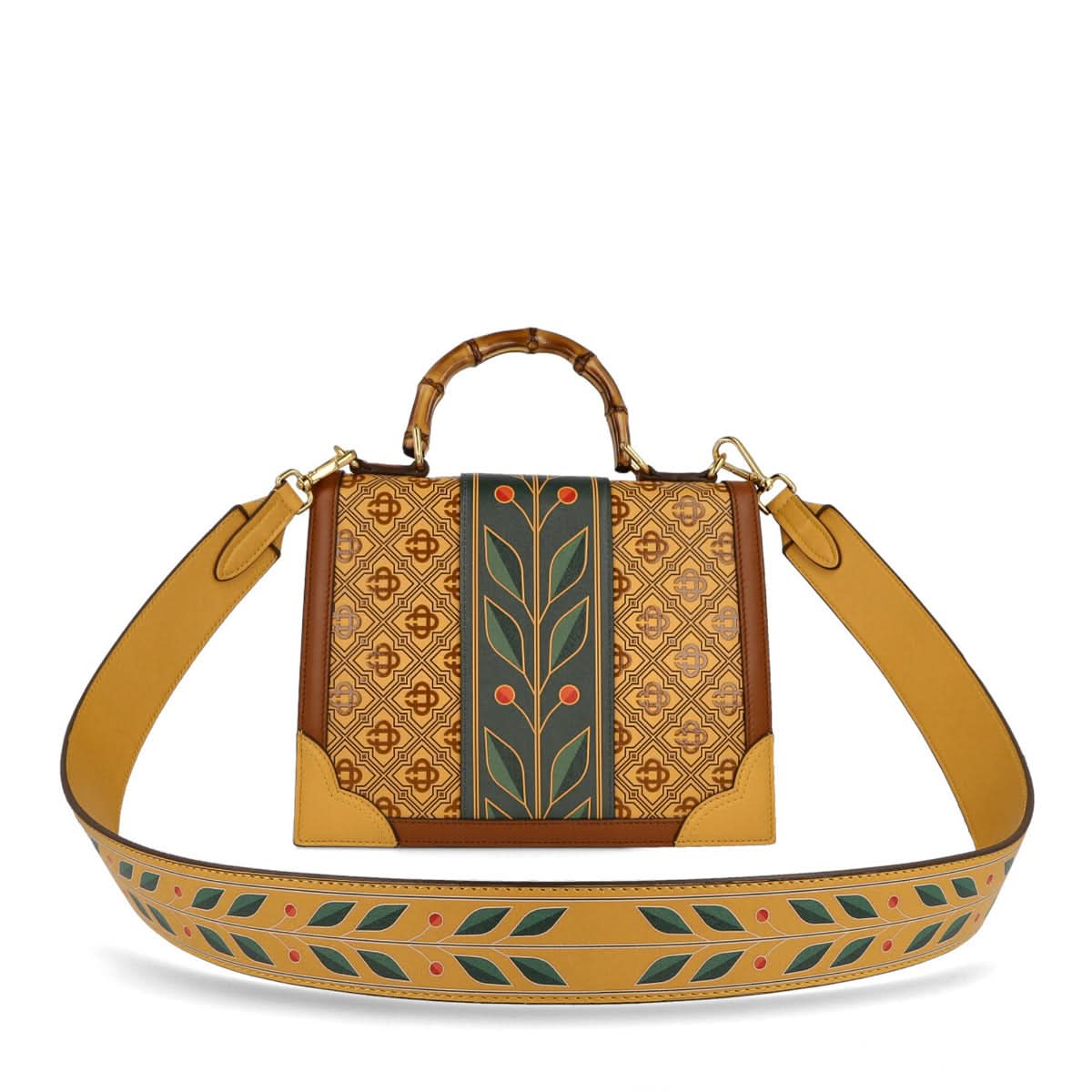 Casablanca Jeanne Bag Brown,Green Detail view 2 | Gate