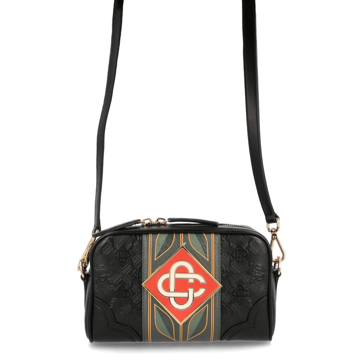 Casablanca Leather Crossbody Bag Black Detail view 5 | Gate