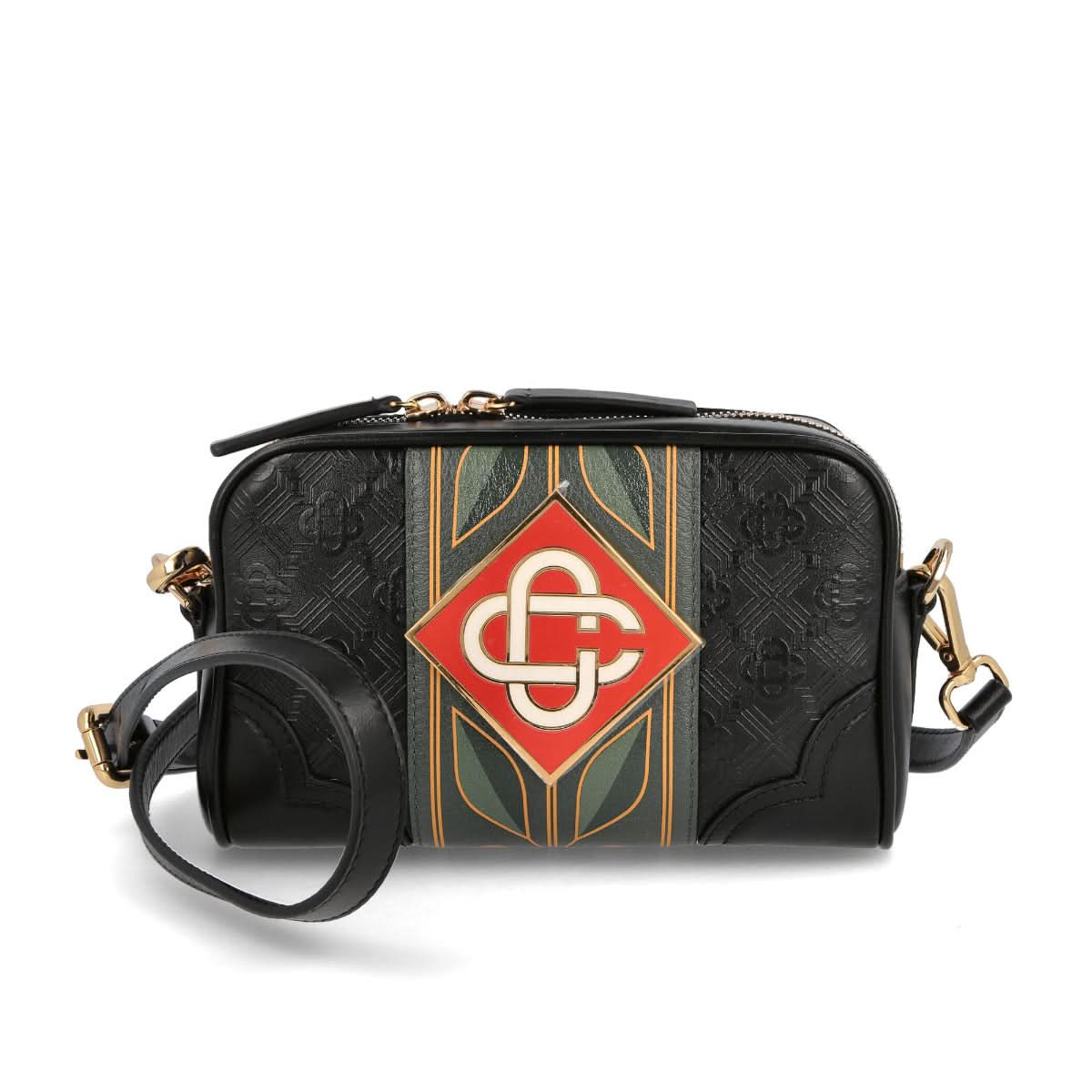 Casablanca Leather Crossbody Bag Black Detail view 2 | Gate