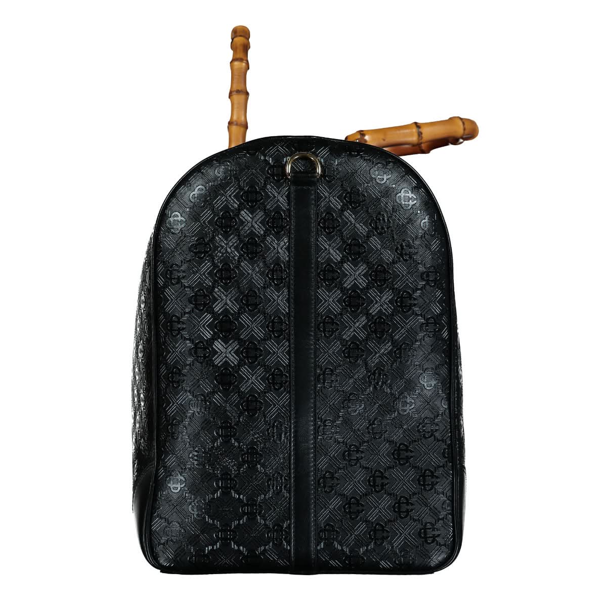 Casablanca Leather Weekend Bag Black Detail view 2 | Gate