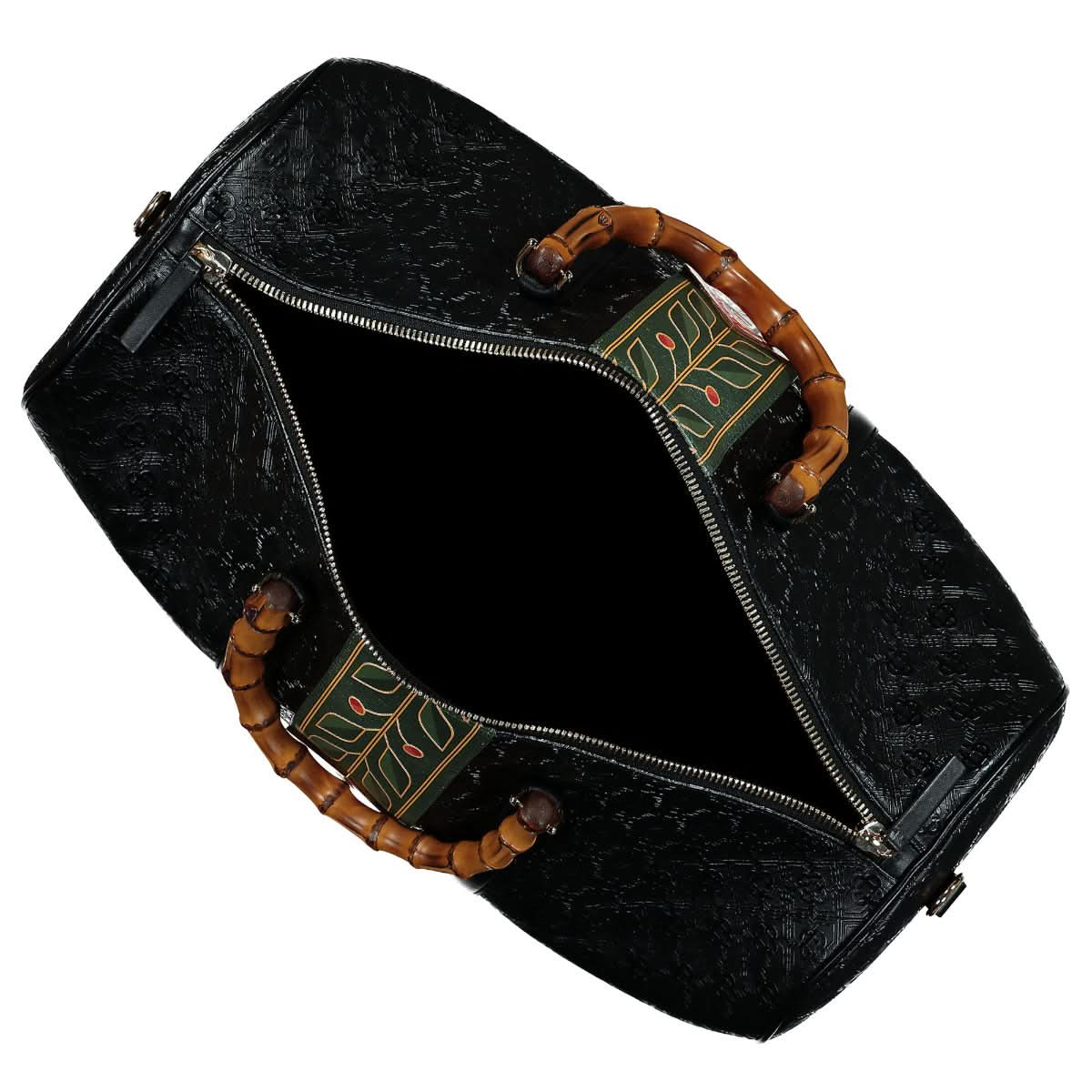 Casablanca Leather Weekend Bag Black Detail view 3 | Gate