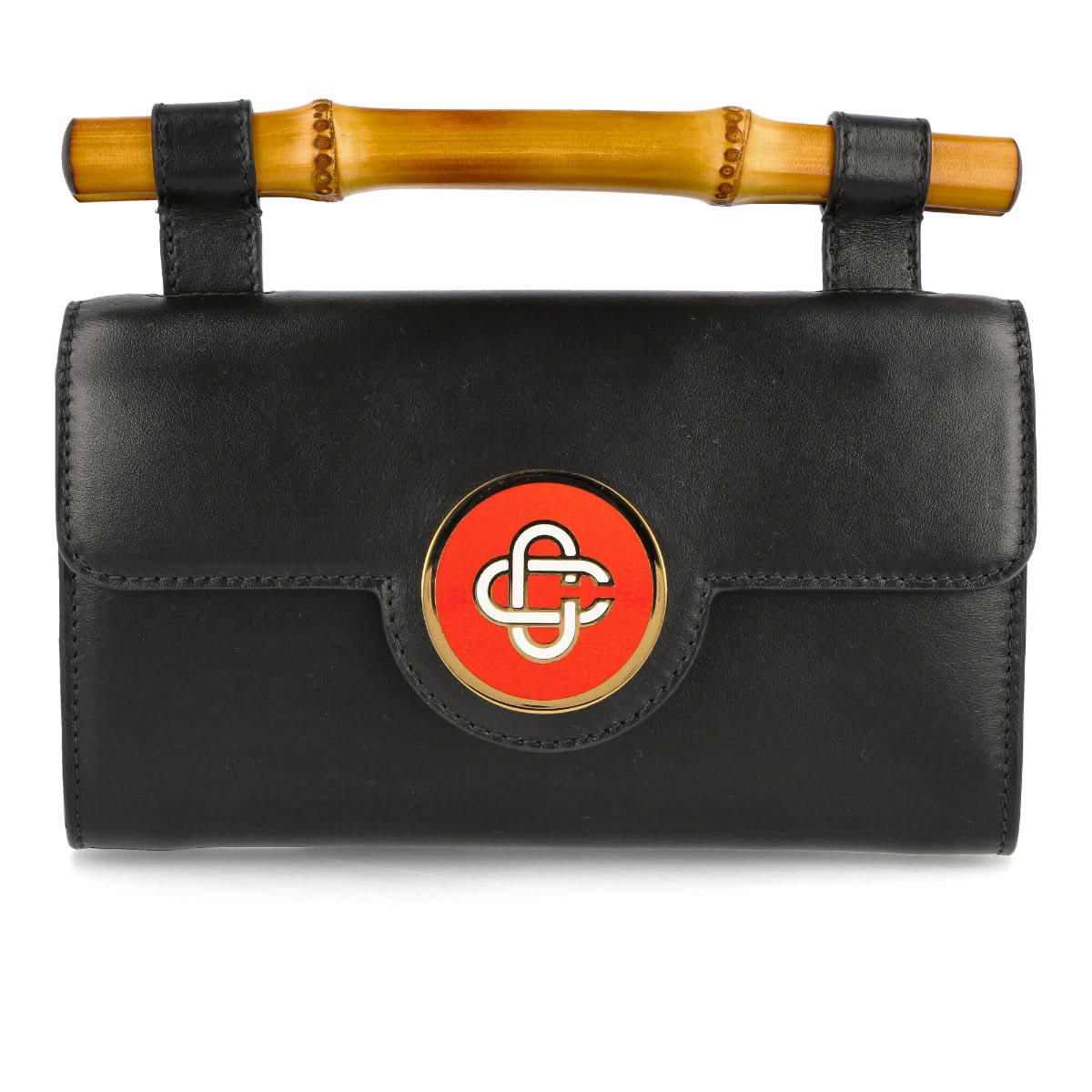 Casablanca Leather Wristlet Black Detail view 1 | Gate