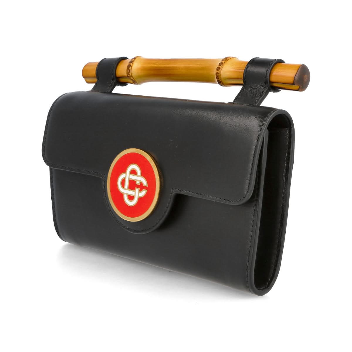 Casablanca Leather Wristlet Black Detail view 3 | Gate