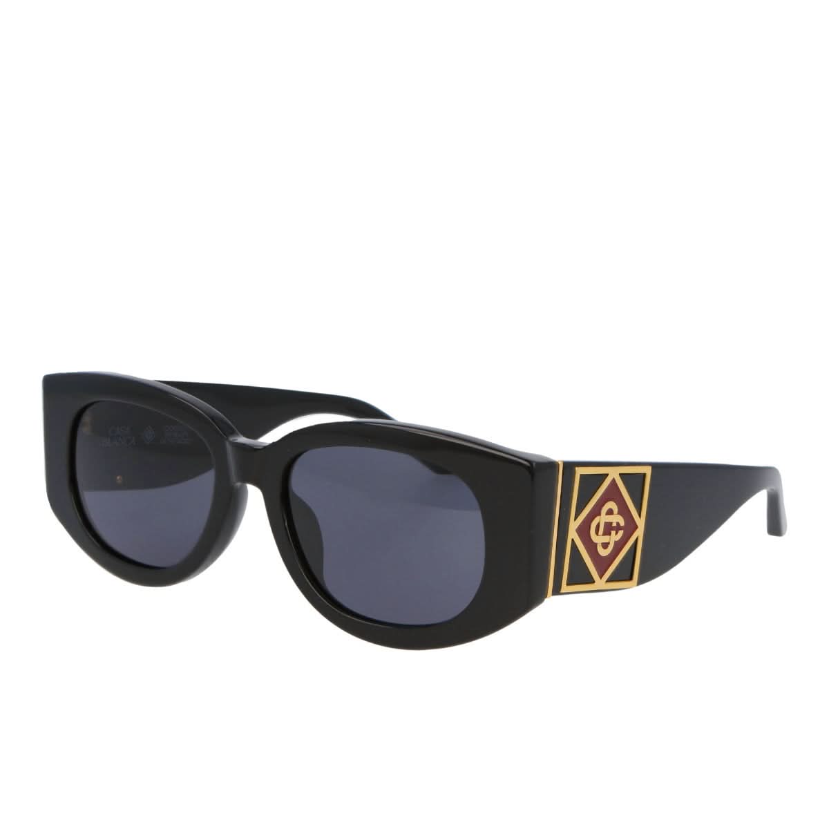 Casablanca Gabrielle Sunglasses Black Detail view 1 | Gate
