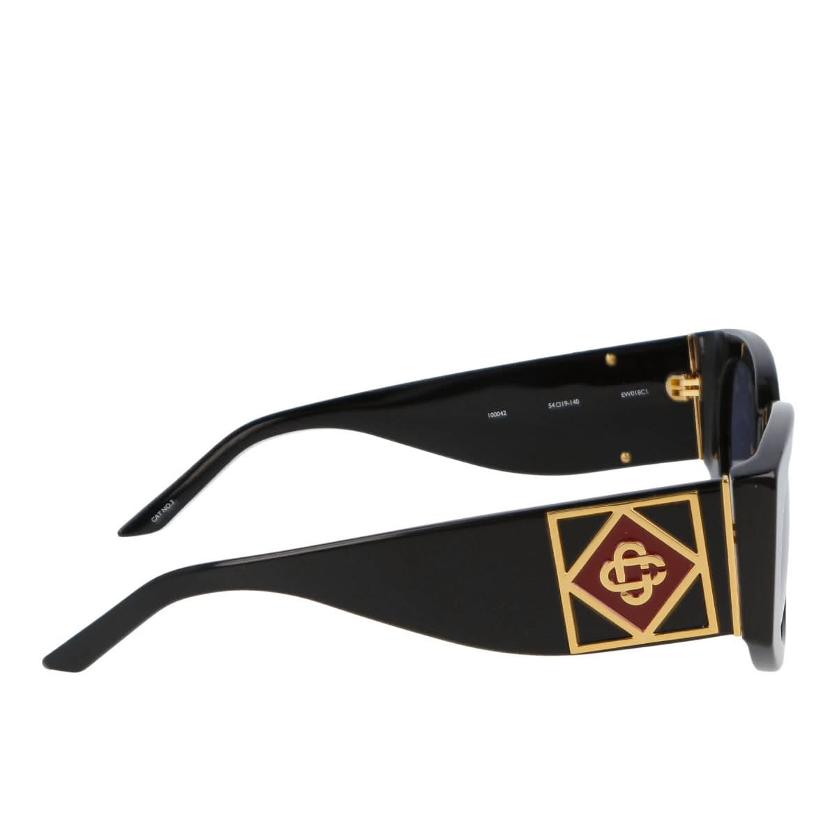 Casablanca Gabrielle Sunglasses Black Detail view 4 | Gate