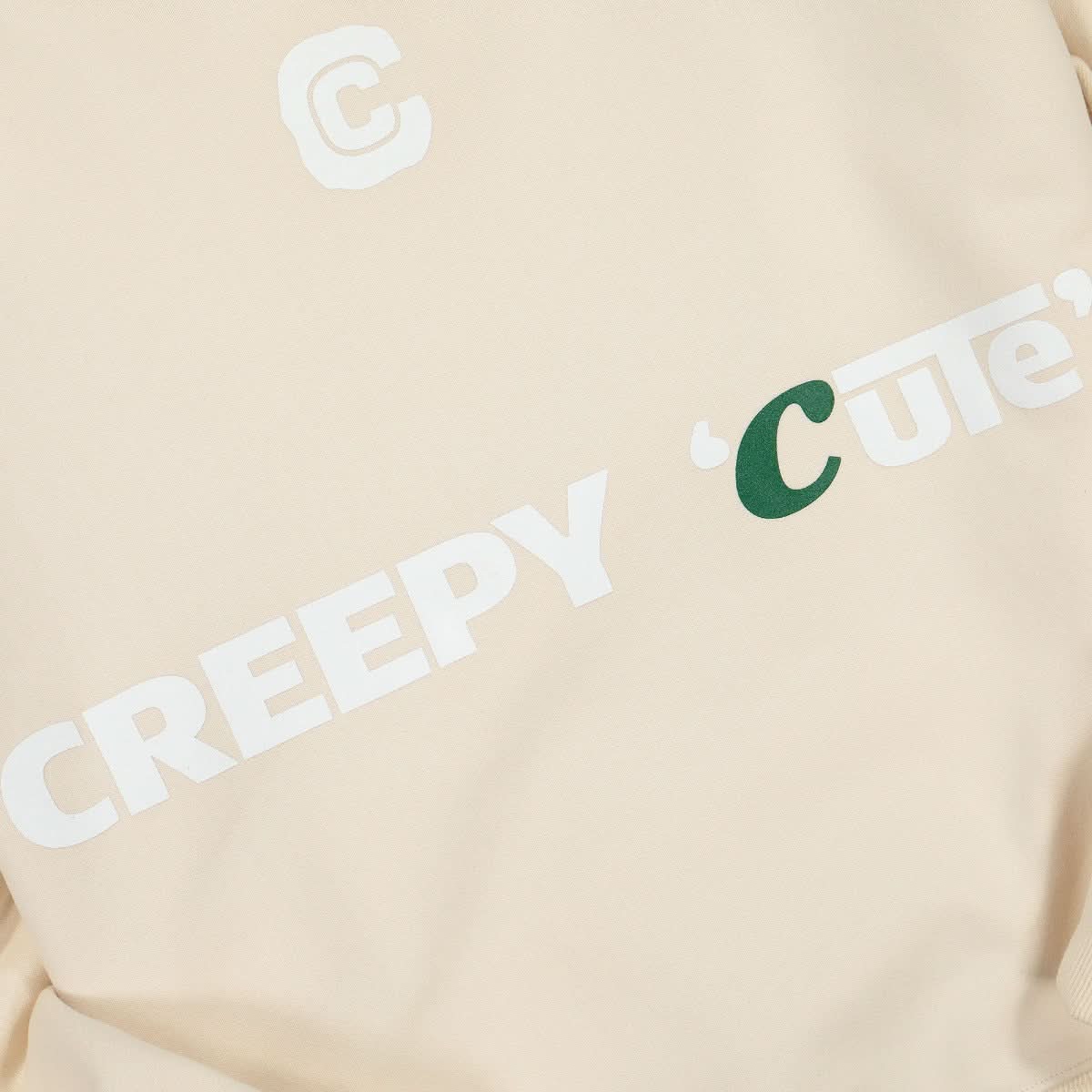 Xander Zhou Creepy Cute Crewneck Beige,Multicolor Detail view 3 | Gate