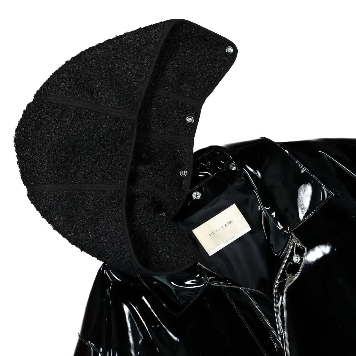 1017 Alyx 9SM PVC Scout Jacket Black Detail view 3 | Gate