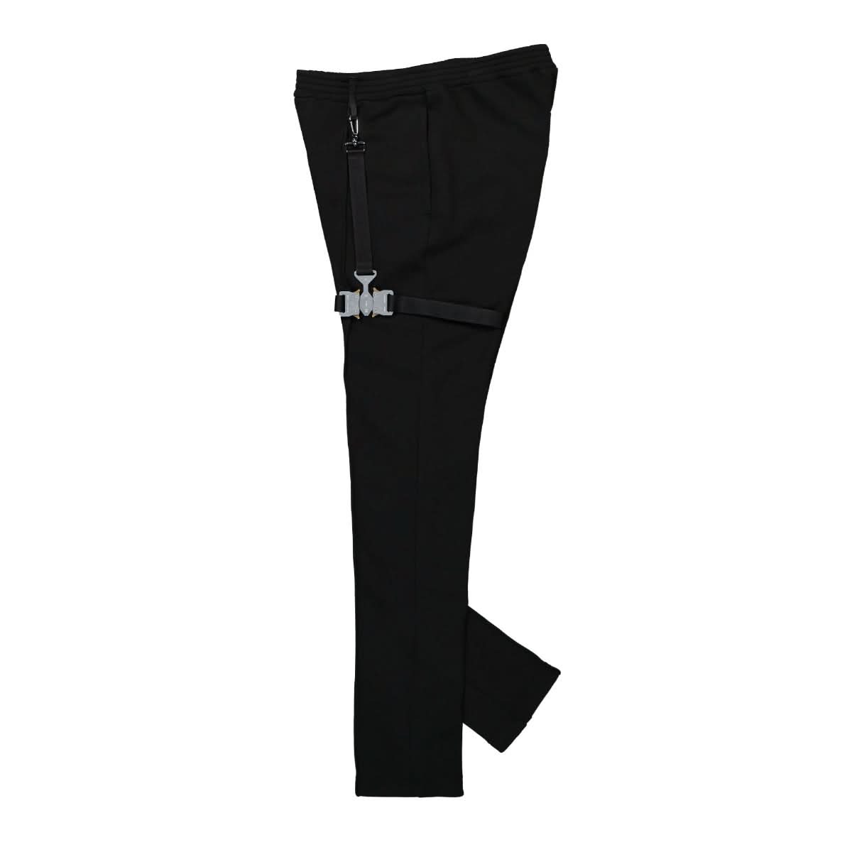 1017 Alyx 9SM Tricon Buckle Sweatpant Black Detail view 3 | Gate