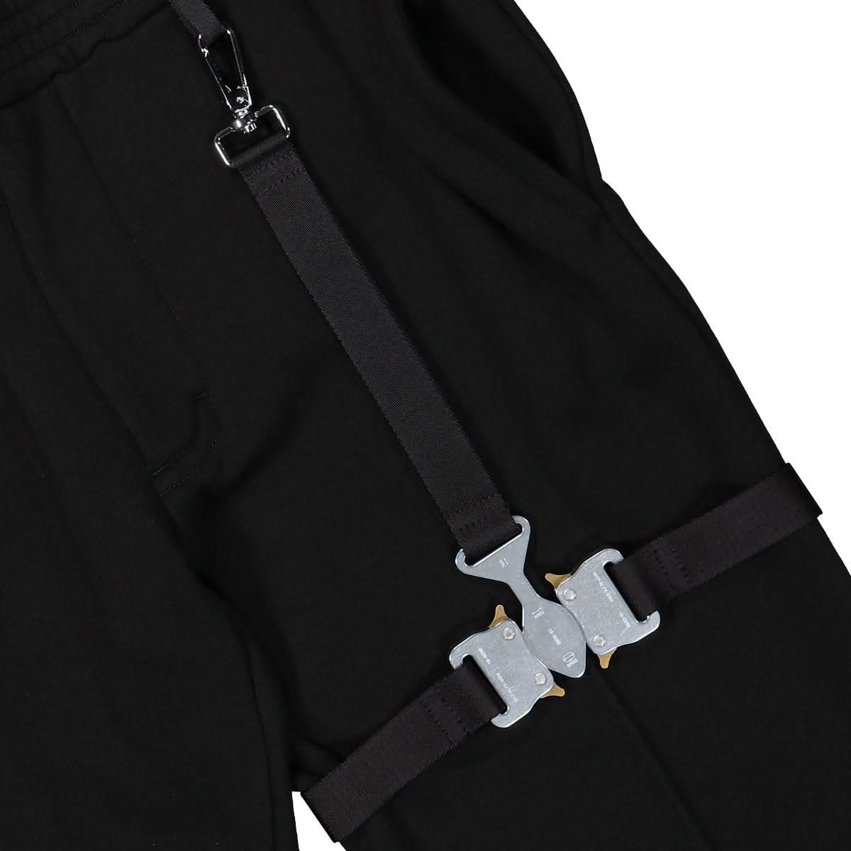 1017 Alyx 9SM Tricon Buckle Sweatpant Black Detail view 5 | Gate