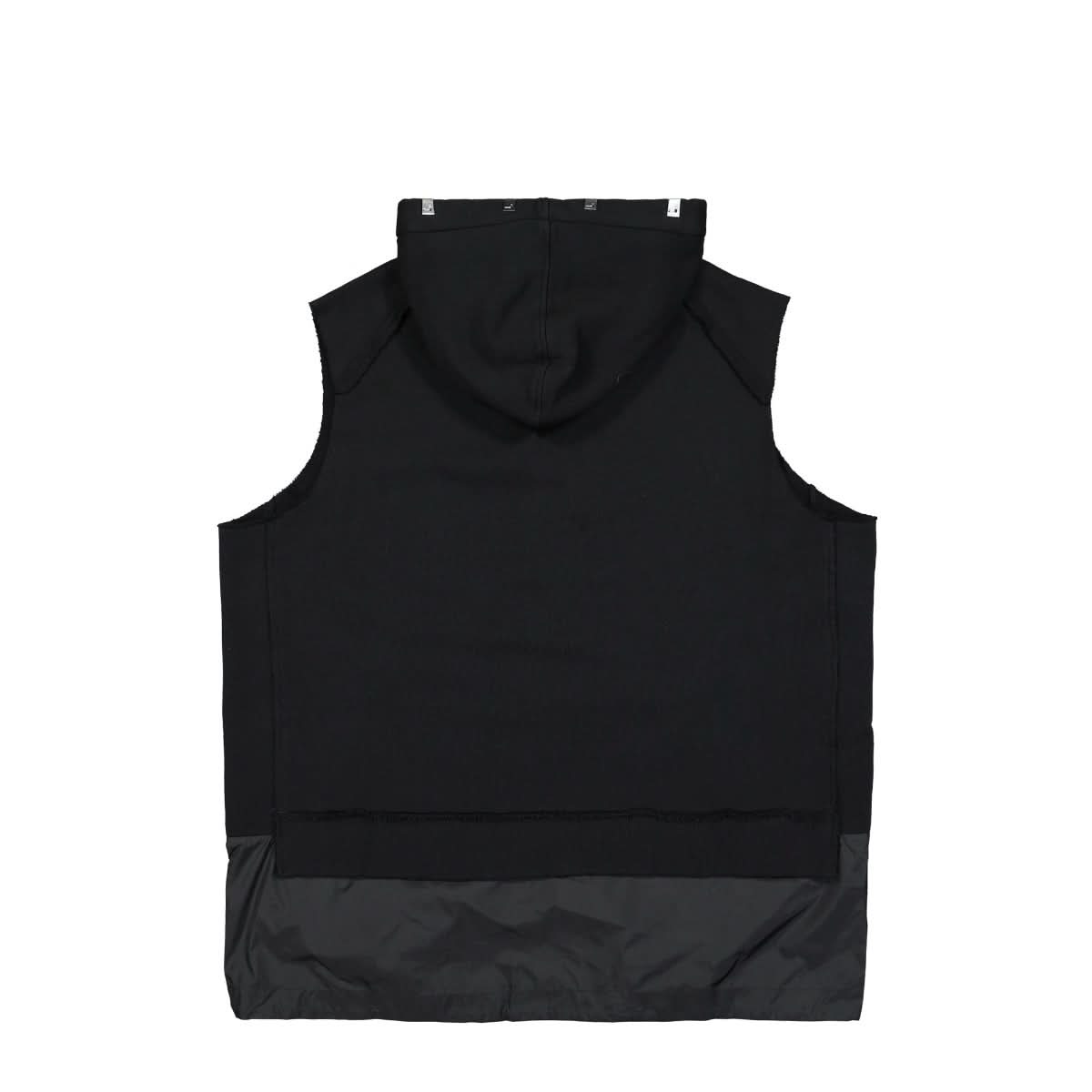 1017 Alyx 9SM Sleeveless Treated Hoodie Black Detail view 2 | Gate
