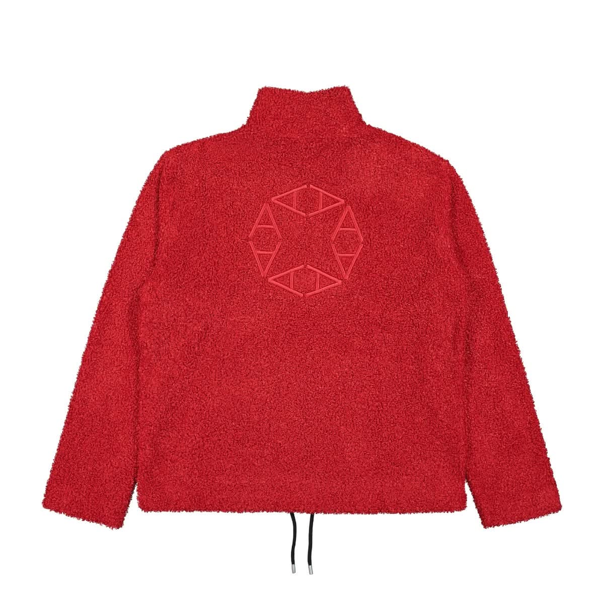 1017 Alyx 9SM Boucle Zip Sweatshirt Red Detail view 1 | Gate