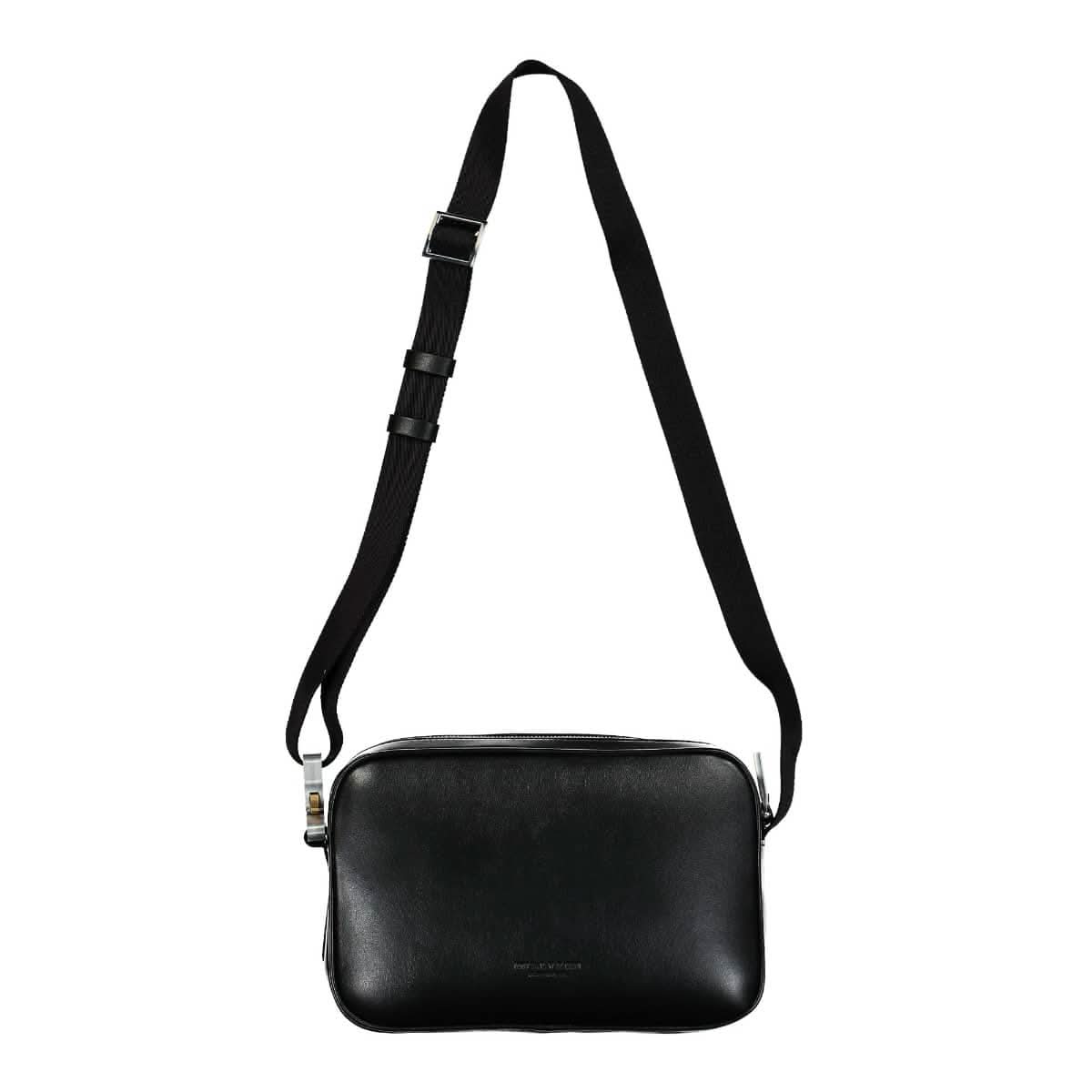 1017 Alyx 9SM Leather Buckle Crossbody Bag Black Detail view 1 | Gate