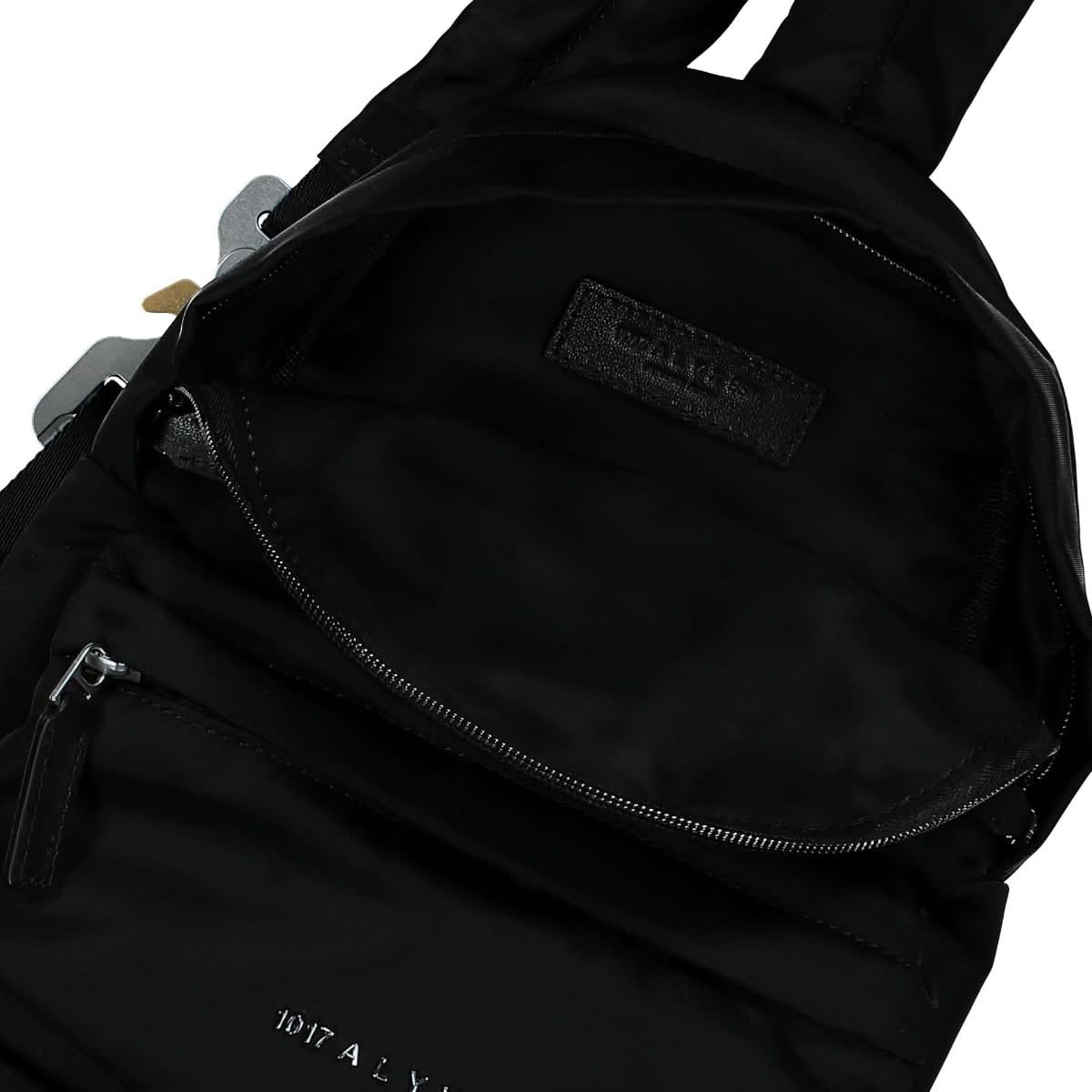 1017 Alyx 9SM Buckle Crossbody Bag Black Detail view 4 | Gate