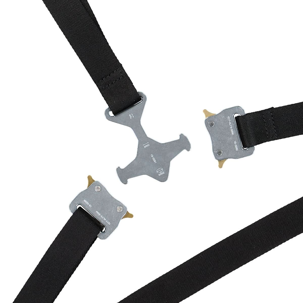 1017 Alyx 9SM Tri-Buckle Chest Harness Black Detail view 3 | Gate