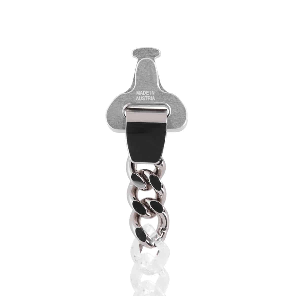 1017 Alyx 9SM Nylon and Metal Chain Necklace Transparent Detail view 2 | Gate