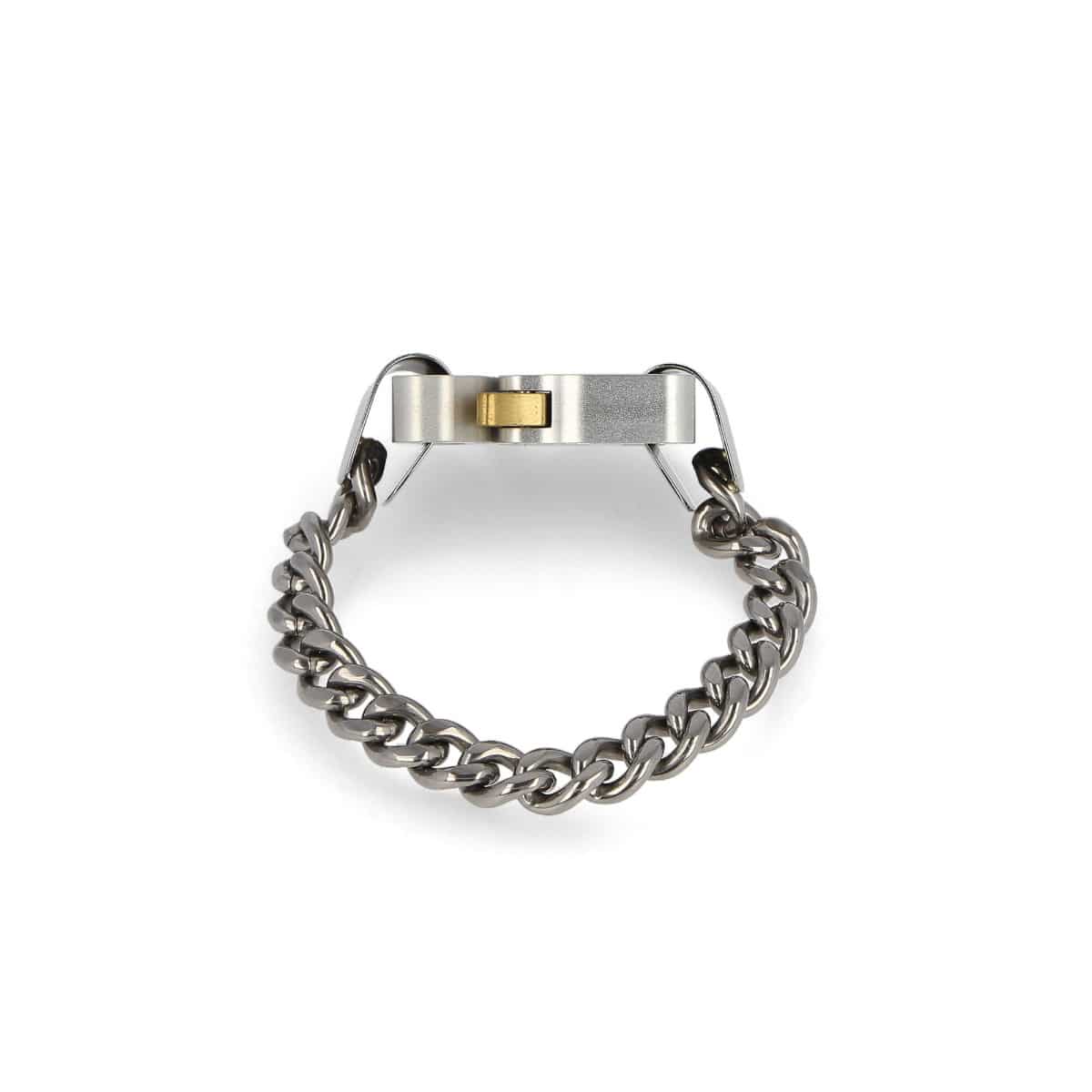 1017 Alyx 9SM Metal Buckle Bracelet Silver Detail view 4 | Gate