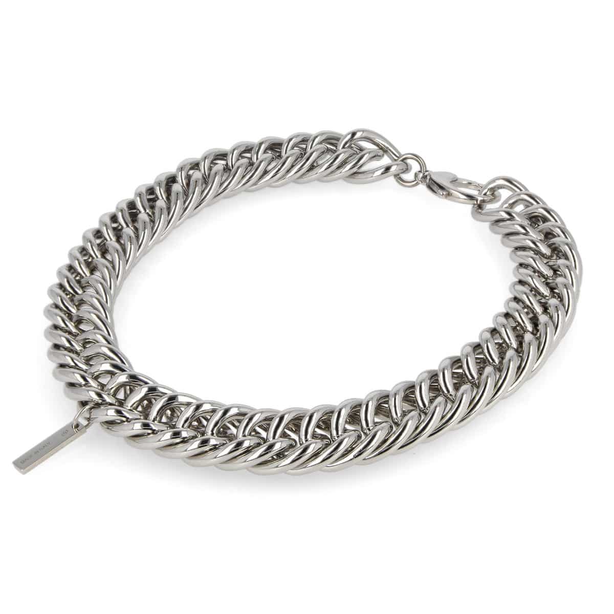 1017 Alyx 9SM Chunky Chain Necklace Silver Detail view 2 | Gate