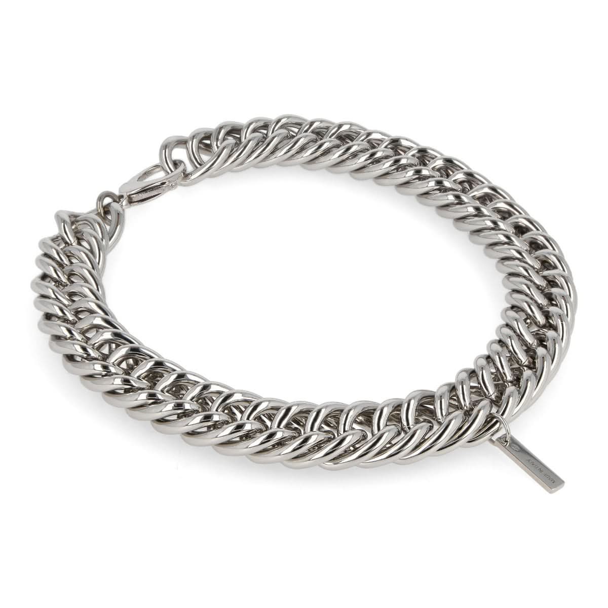 1017 Alyx 9SM Chunky Chain Necklace Silver Detail view 3 | Gate
