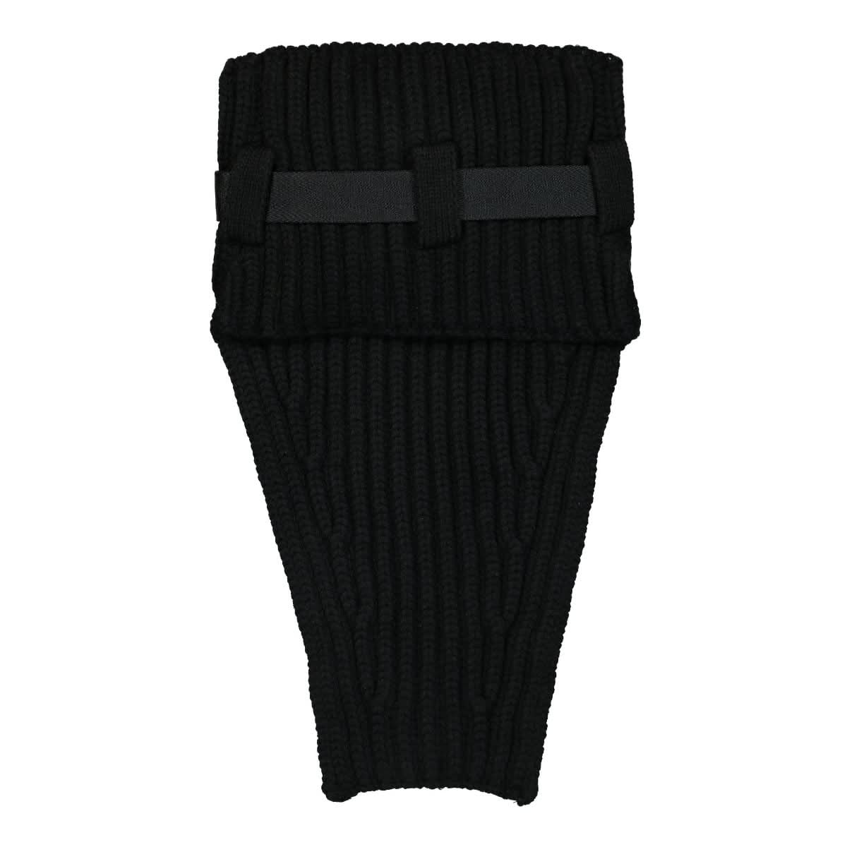 1017 Alyx 9SM Knit Neck Warmer with Metal Buckle Black Detail view 2 | Gate
