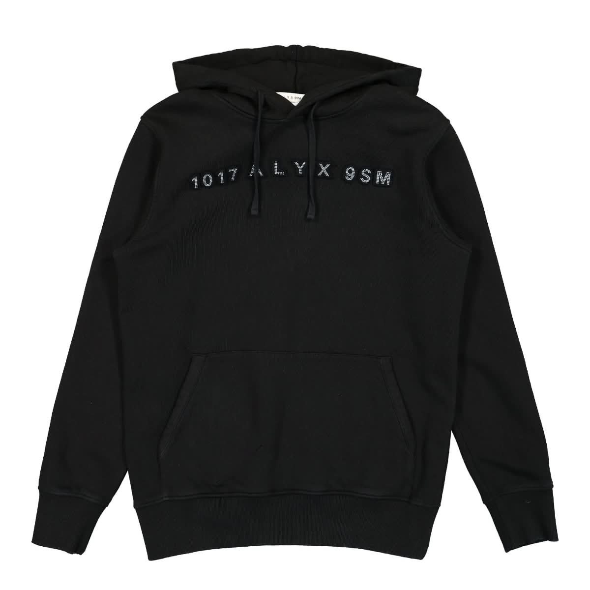1017 Alyx 9SM Graphic Hoodie Black Detail view 1 | Gate