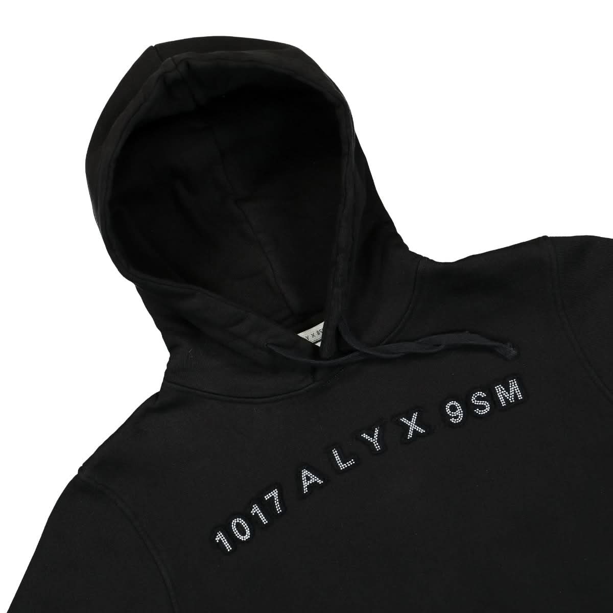1017 Alyx 9SM Graphic Hoodie Black Detail view 3 | Gate