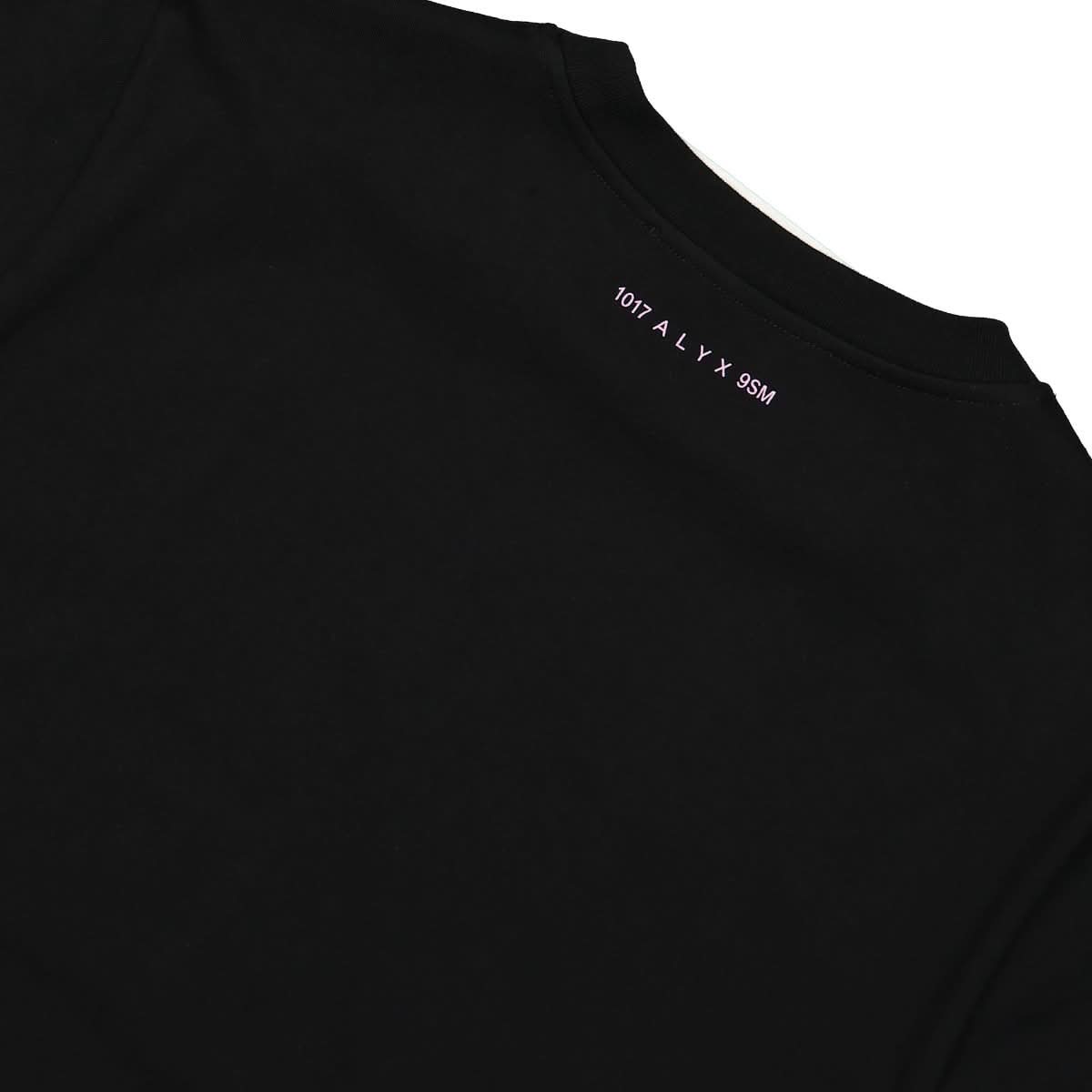 1017 Alyx 9SM Outline Logo S/S Tee Black Detail view 4 | Gate