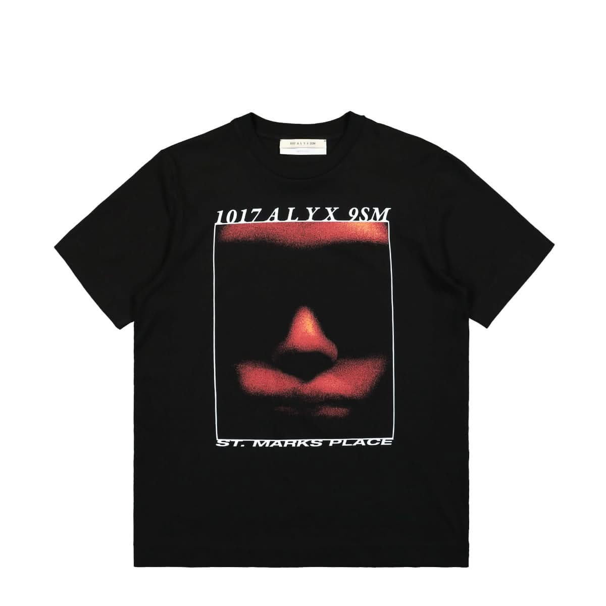 1017 Alyx 9SM Icon Face S/S Tee Black Detail view 1 | Gate