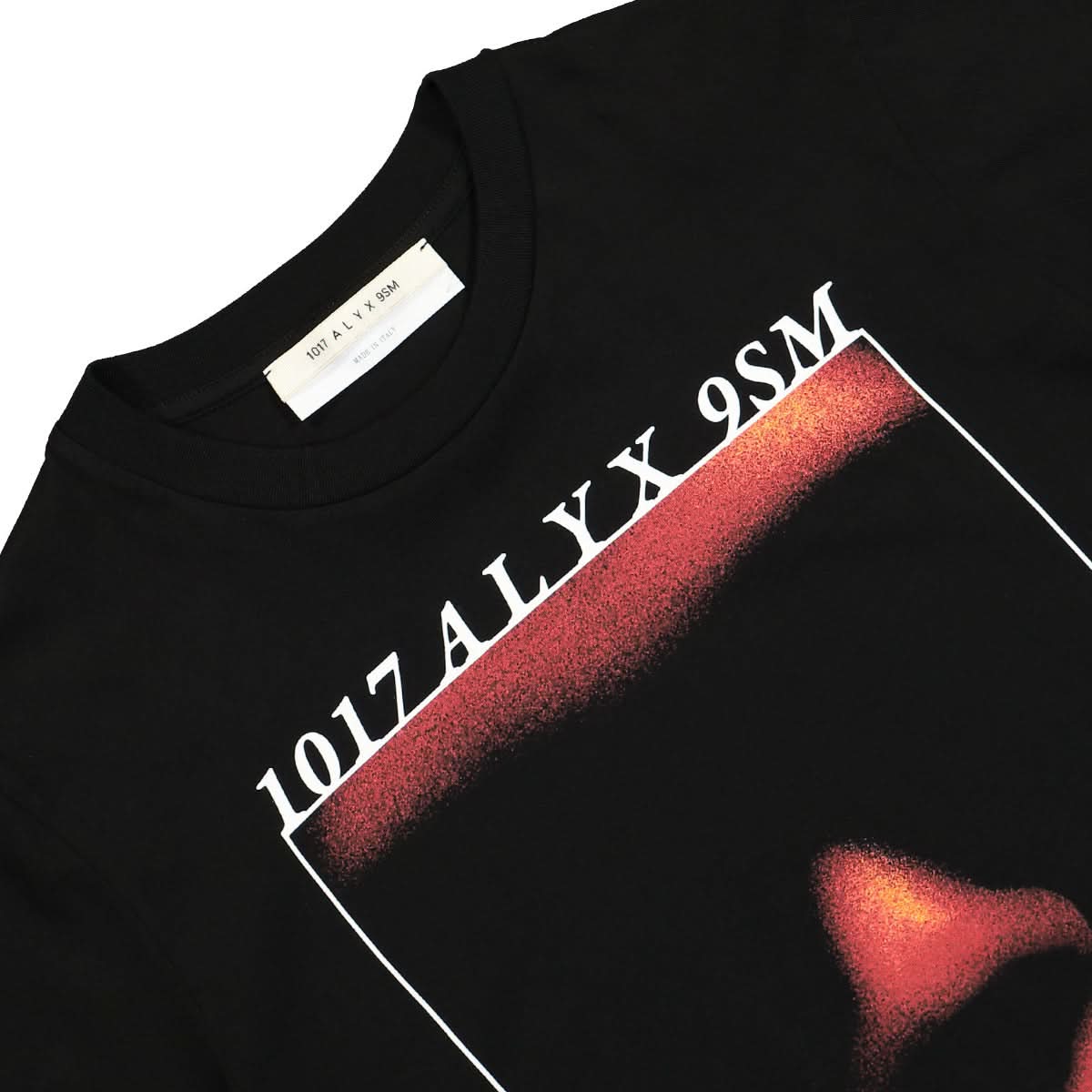 1017 Alyx 9SM Icon Face S/S Tee Black Detail view 3 | Gate
