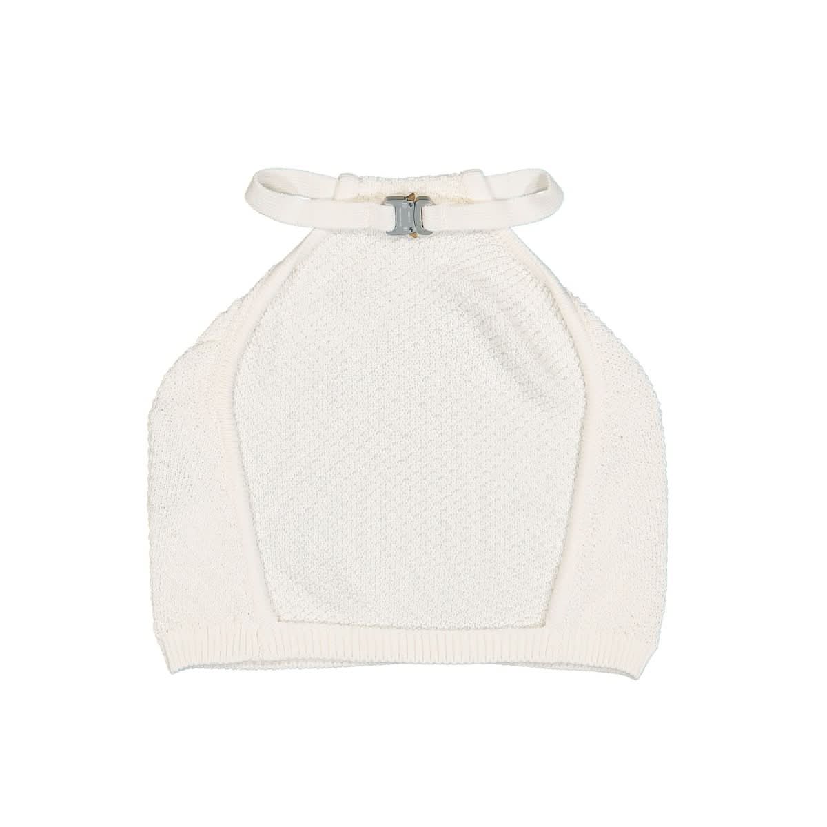 1017 Alyx 9SM Knit Buckle Top Beige,White Detail view 1 | Gate