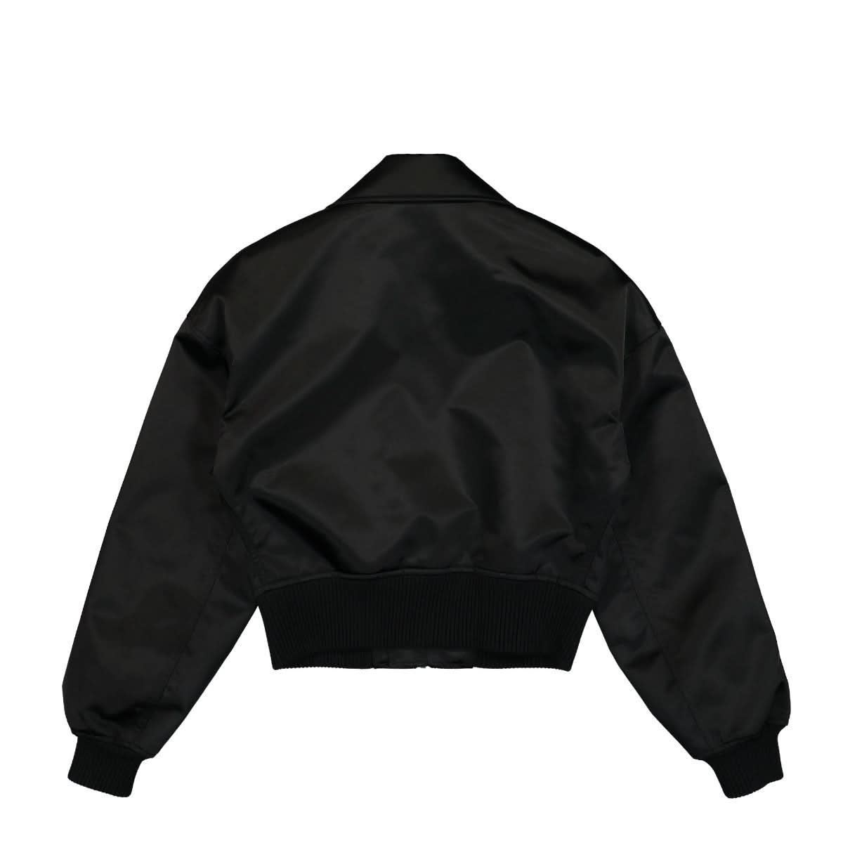 1017 Alyx 9SM Luna Logo Bomber Jacket Black Detail view 1 | Gate
