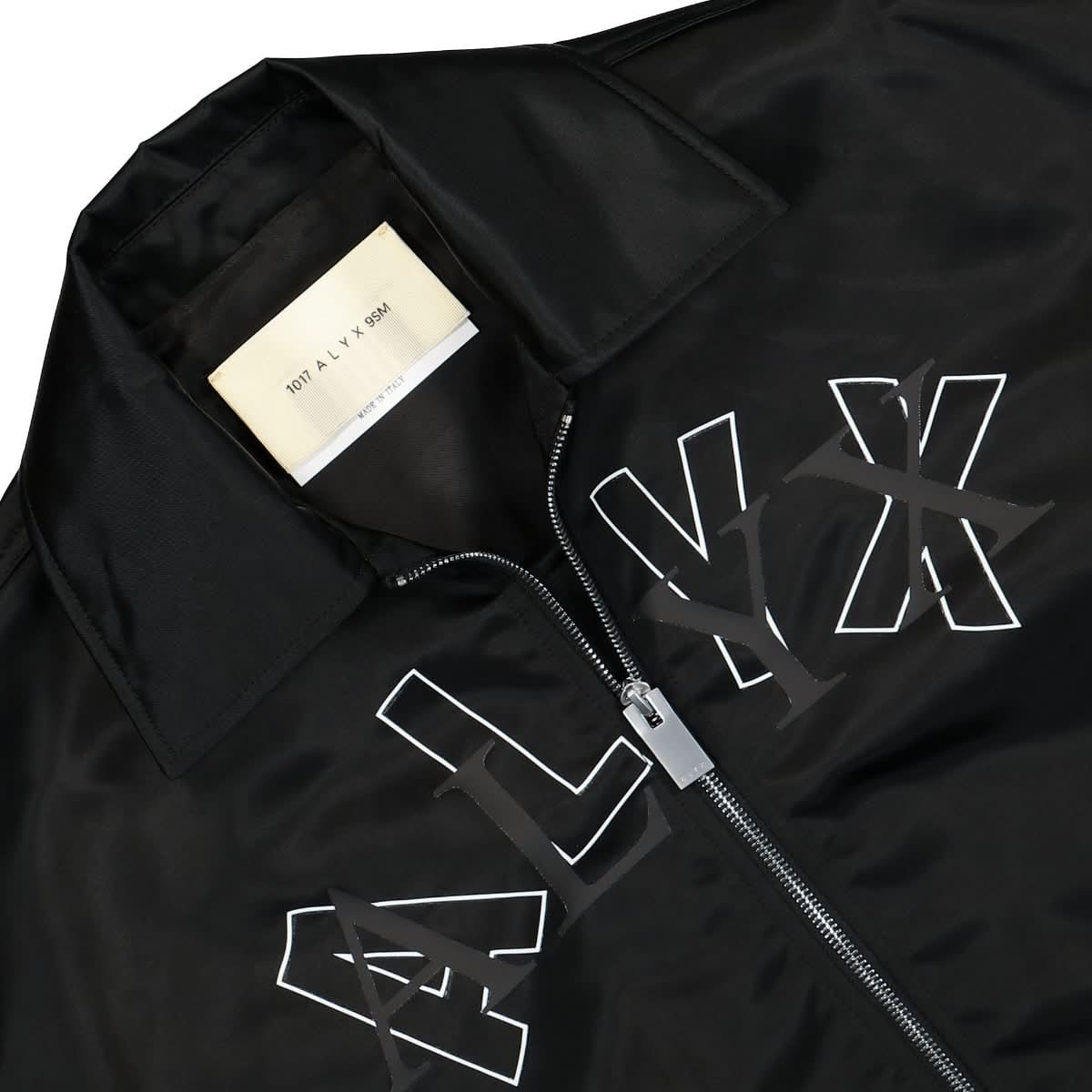 1017 Alyx 9SM Luna Logo Bomber Jacket Black Detail view 3 | Gate