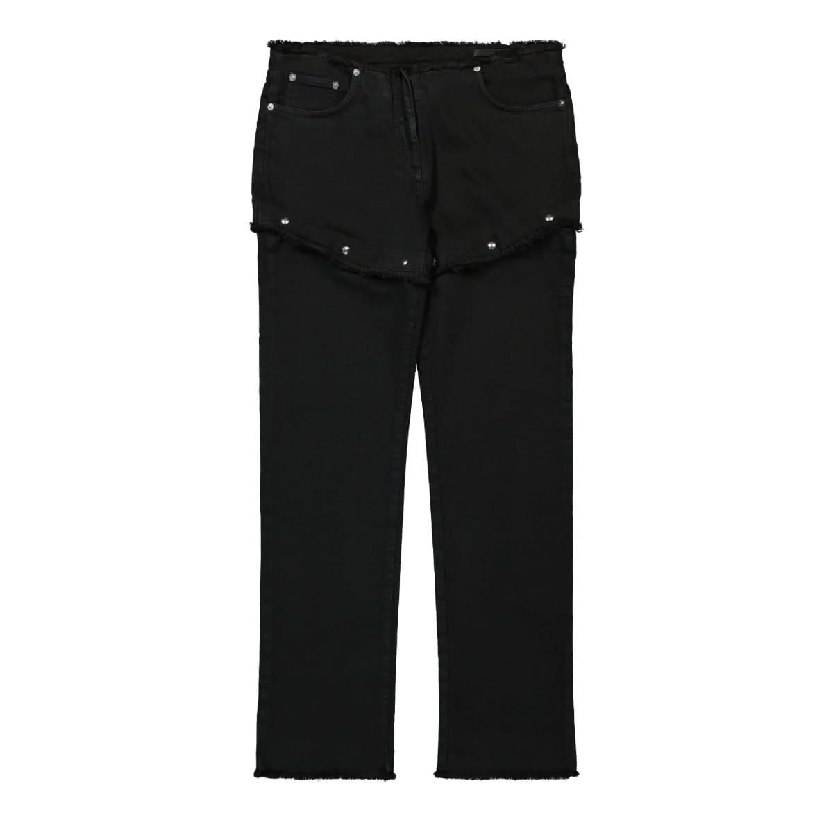1017 Alyx 9SM Snap Off Jean Black Detail view 1 | Gate