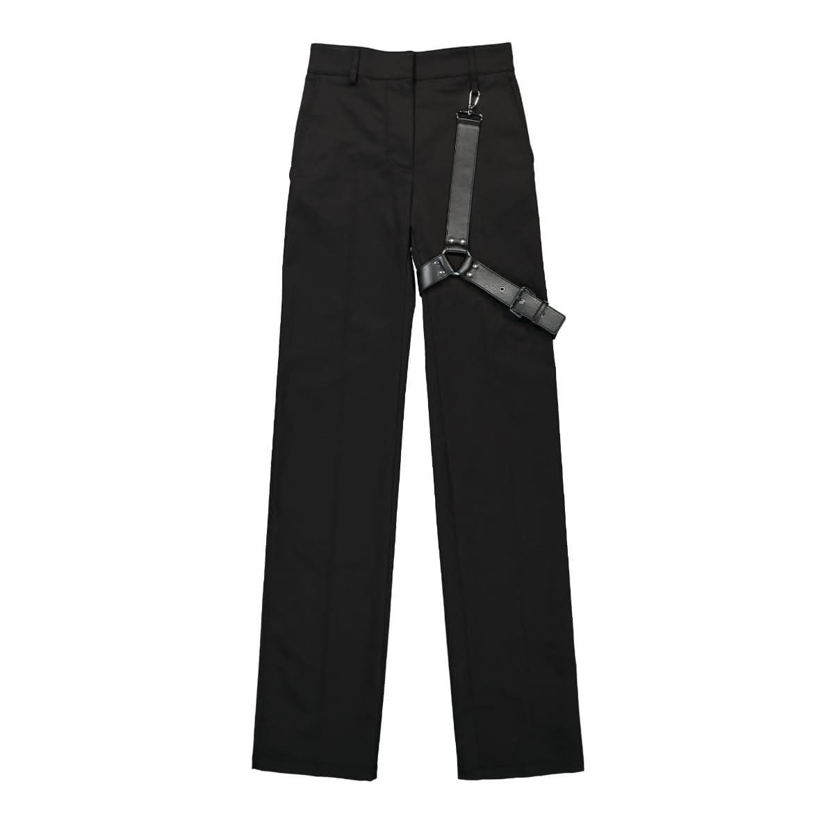 1017 Alyx 9SM Bondage Harness Pant Black Detail view 1 | Gate