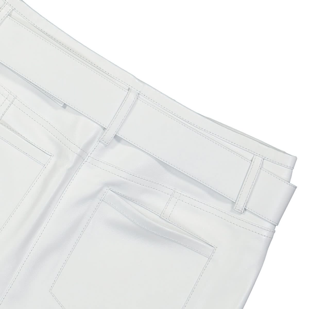 1017 Alyx 9SM Leather Skirt With Belt White Detail view 6 | Gate