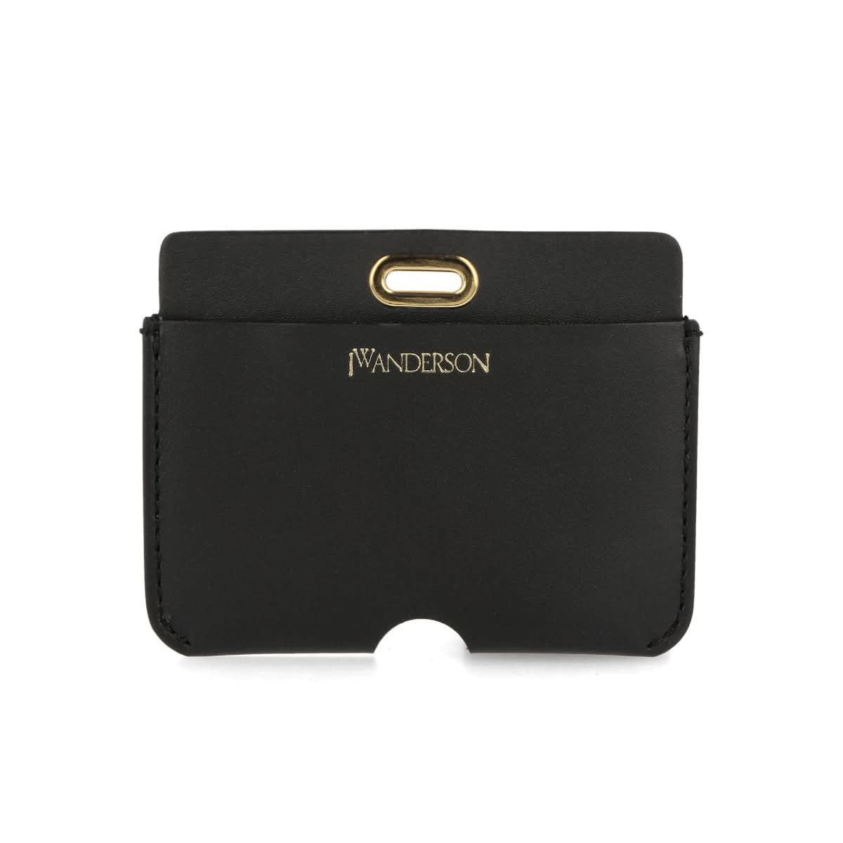 JW Anderson Cardholder with Silicone Strap Black Detail view 1 | Gate