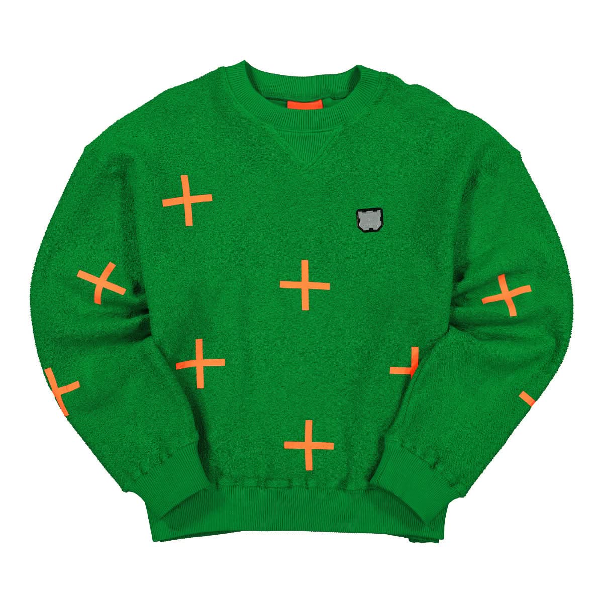 Angus Chiang Keying Longsleeve Sweater Green Detail view 1 | Gate