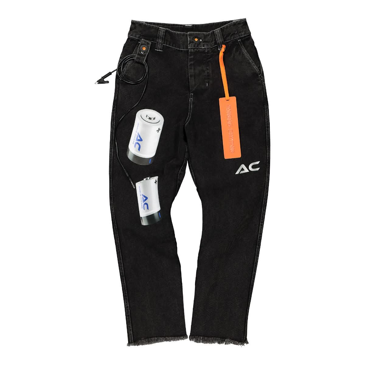 Angus Chiang Classic Straight Jeans Black Detail view 1 | Gate