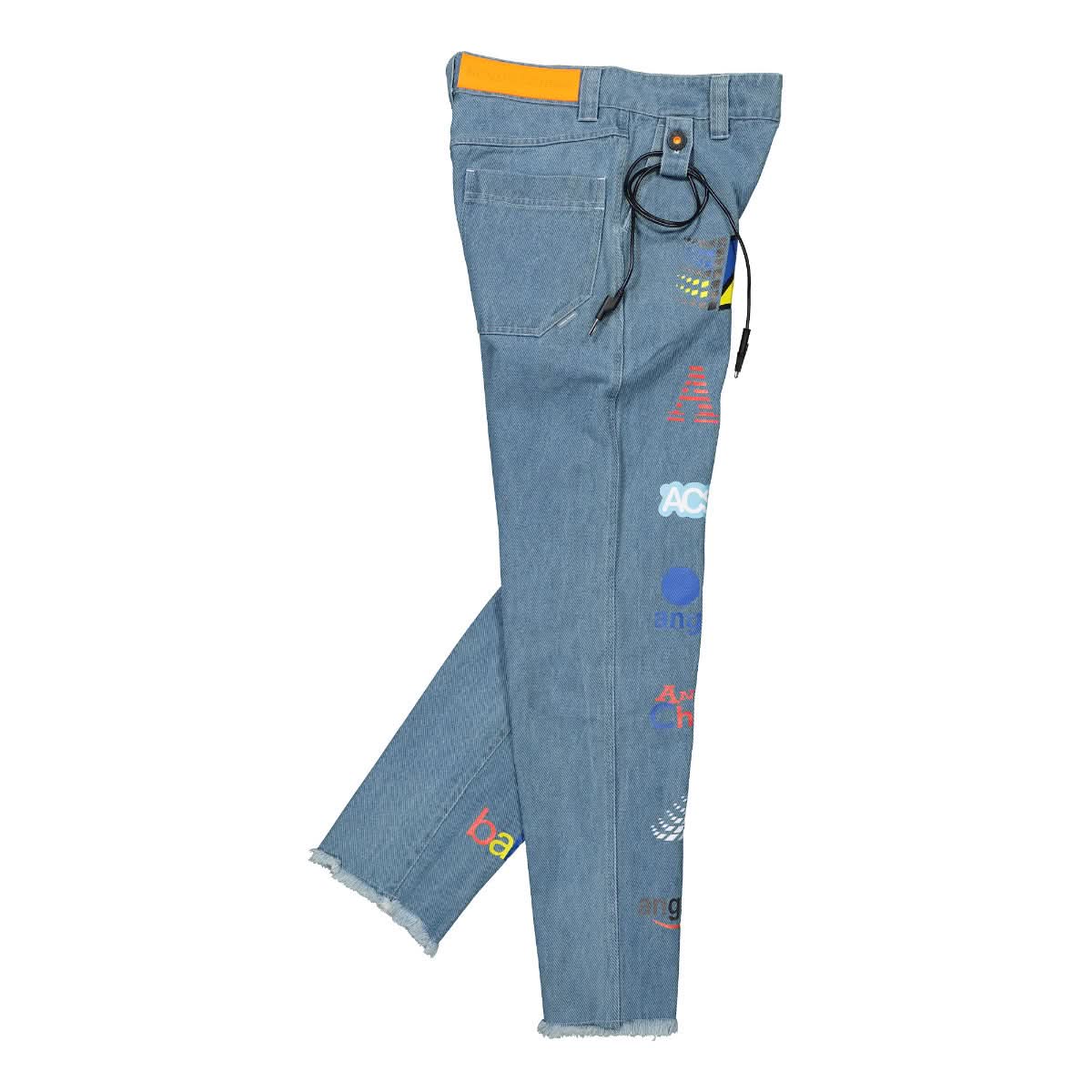 Angus Chiang Classic Straight Jeans Blue Detail view 3 | Gate