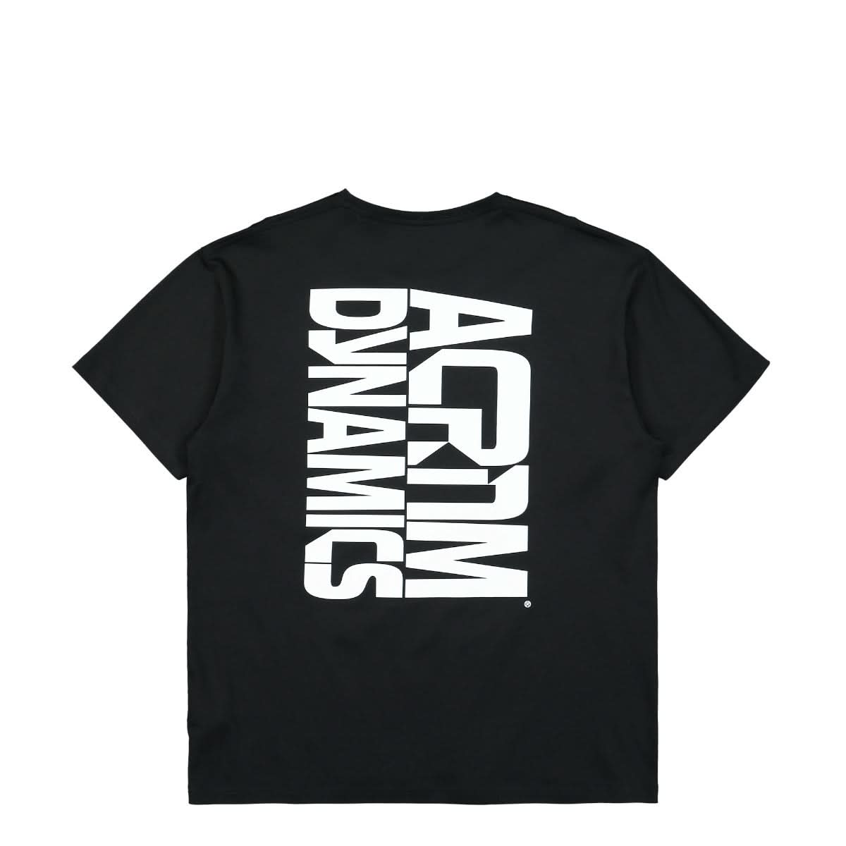 Acronym Mercerized Short Sleeve T-Shirt Black Detail view 2 | Gate