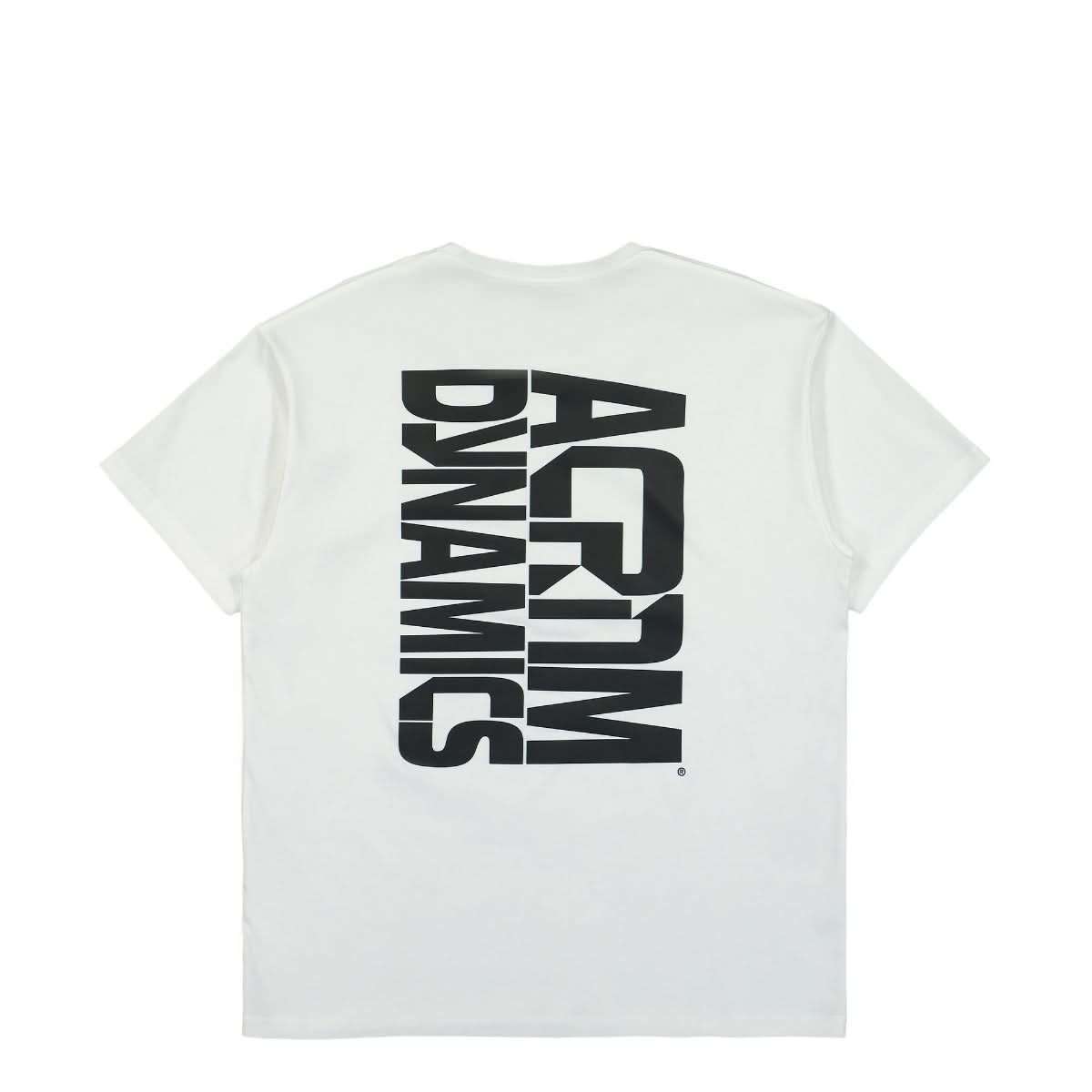 Acronym Mercerized Short Sleeve T-Shirt White Detail view 2 | Gate