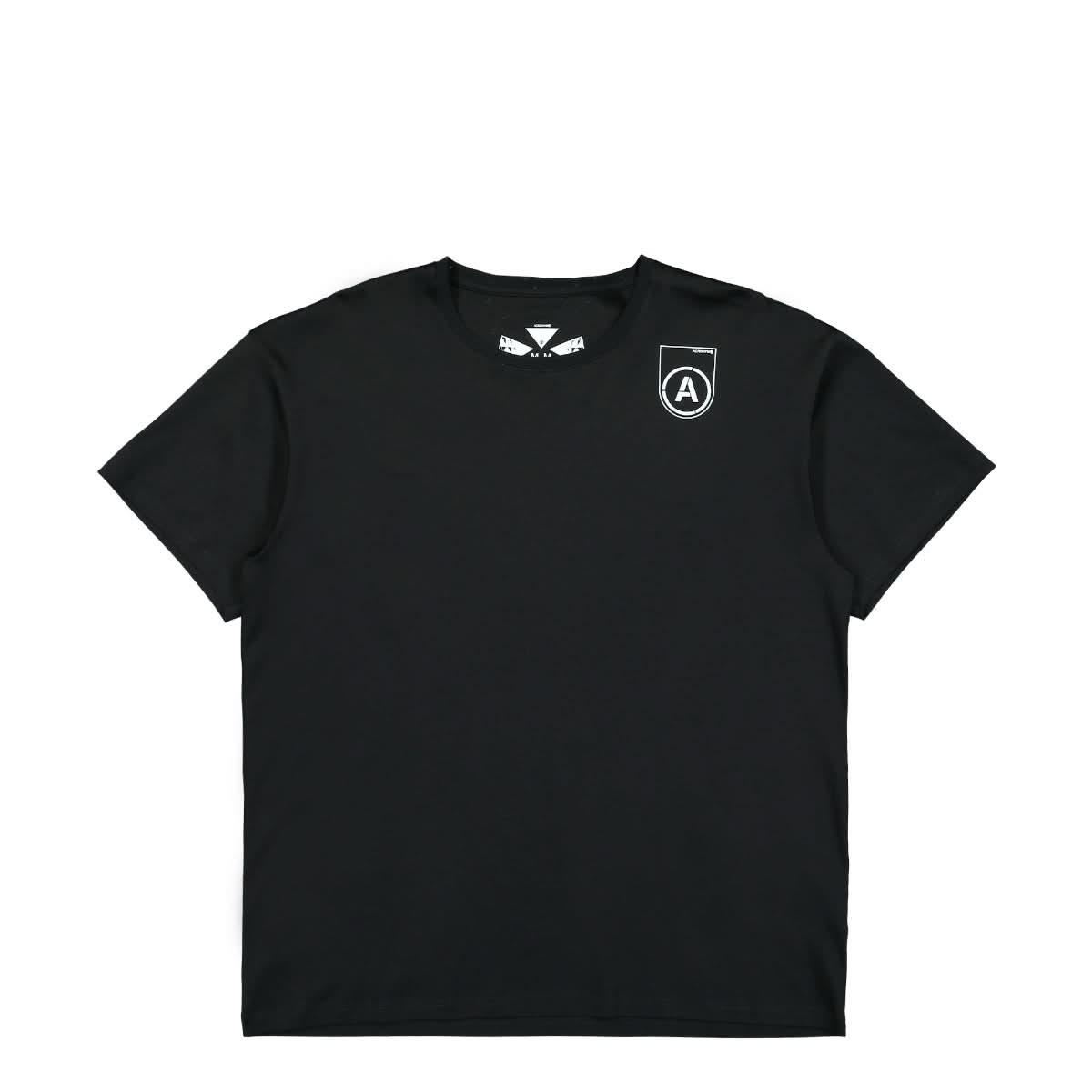 Acronym Mercerized Short Sleeve T-Shirt Black Detail view 1 | Gate