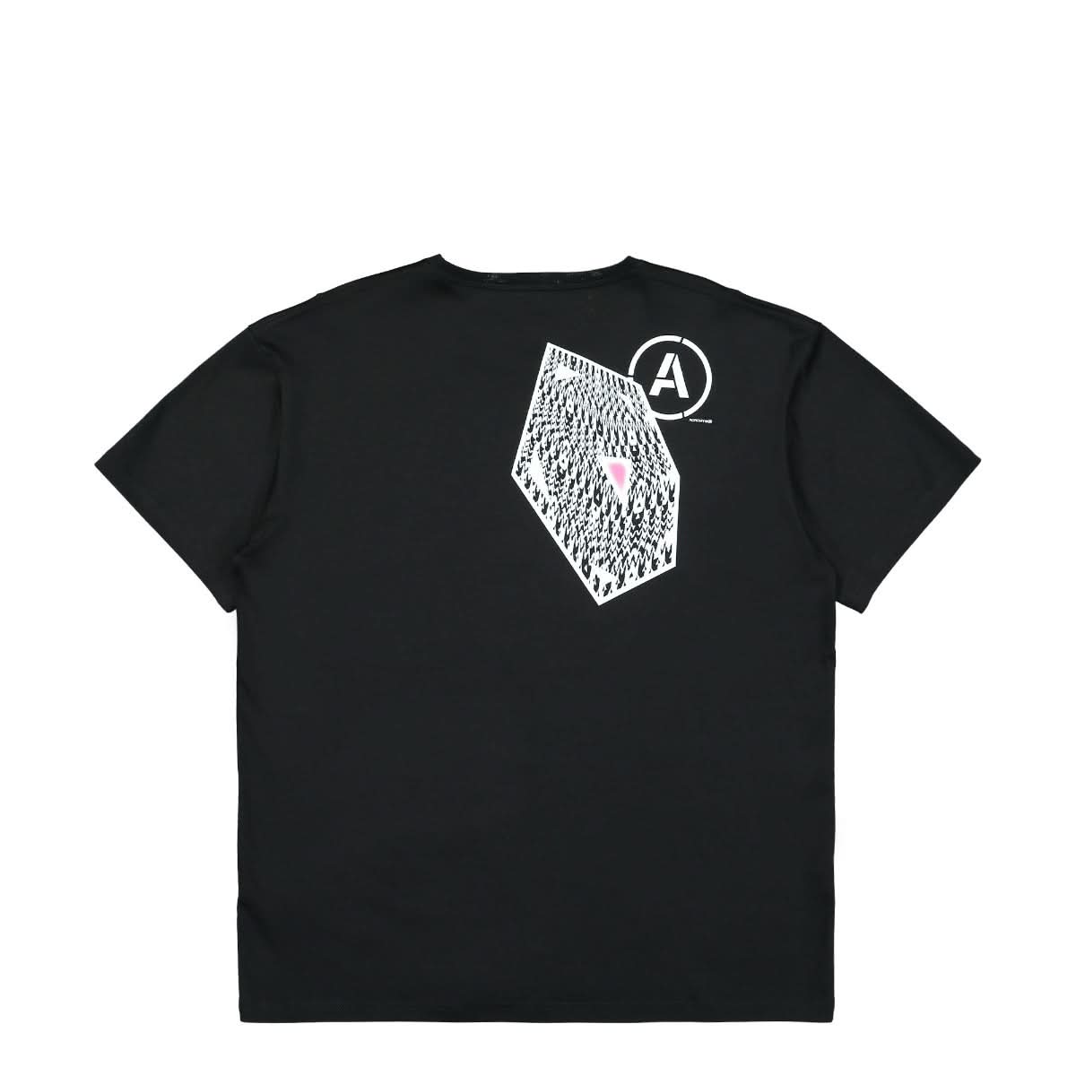 Acronym Mercerized Short Sleeve T-Shirt Black Detail view 2 | Gate