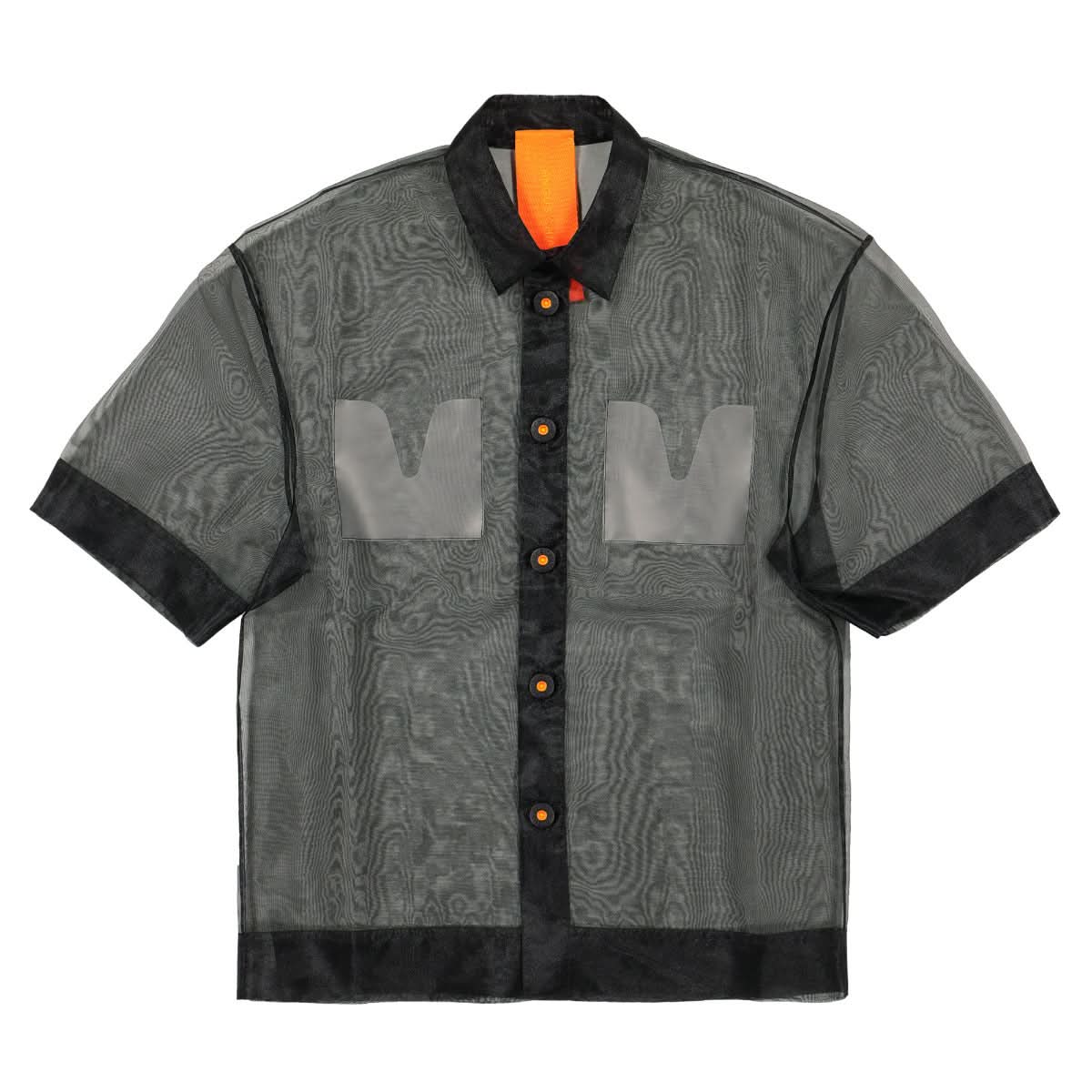Angus Chiang CD Sleeves Short Sleeve Shirt Black Detail view 1 | Gate