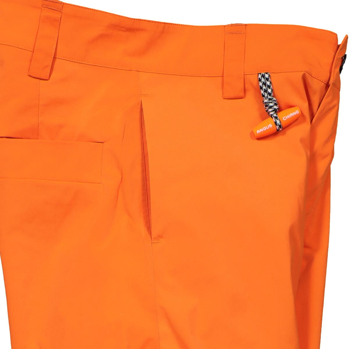 Angus Chiang Straight Suit Pants Orange Detail view 4 | Gate