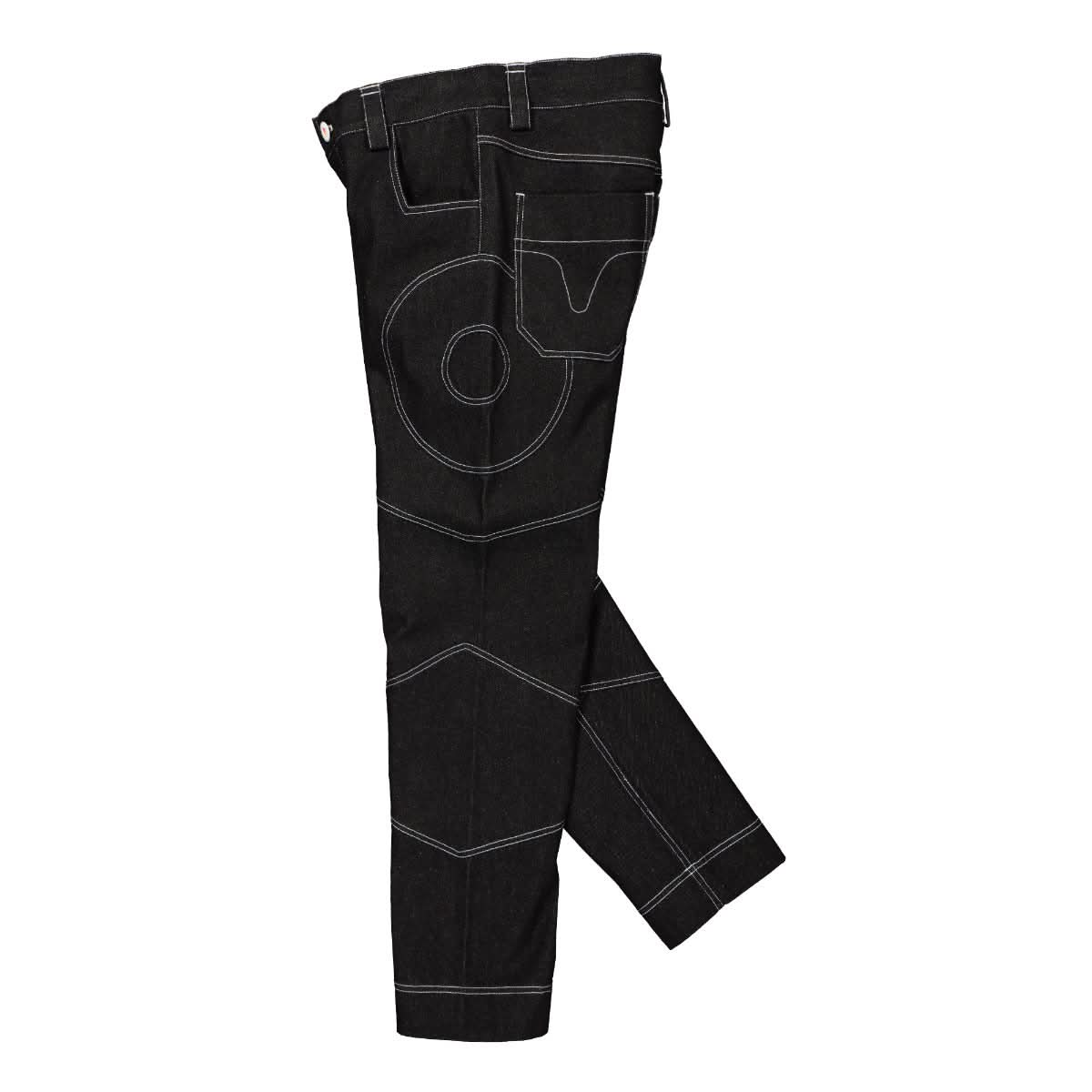 Angus Chiang Hit Music Splice Jeans Black Detail view 3 | Gate