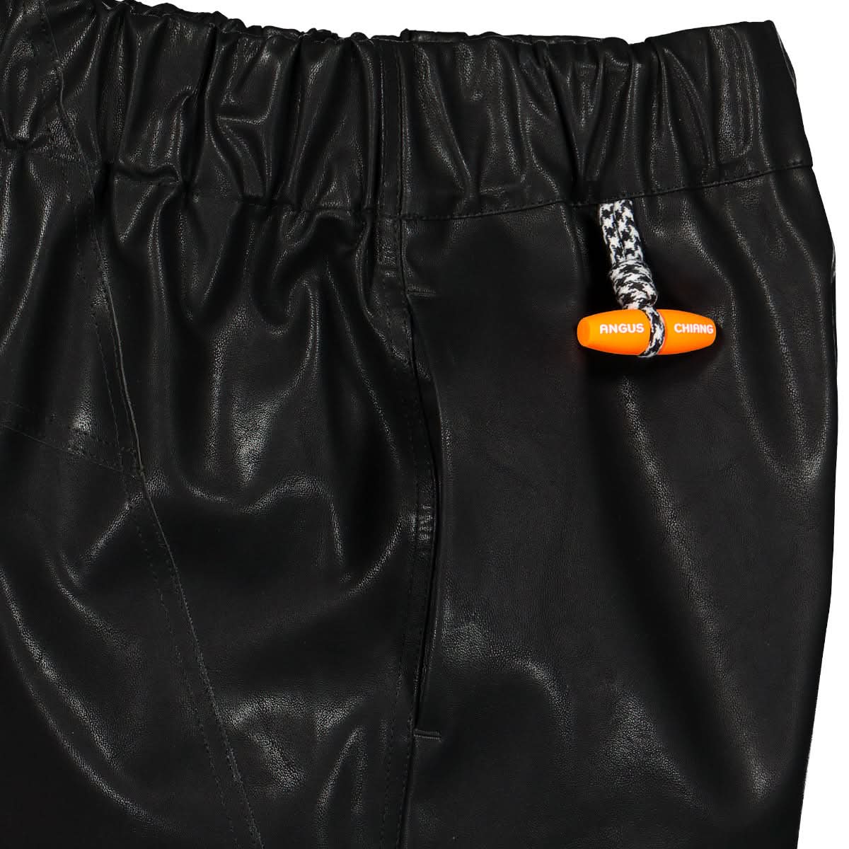 Angus Chiang Splice Windbreaker Shorts Black Detail view 4 | Gate
