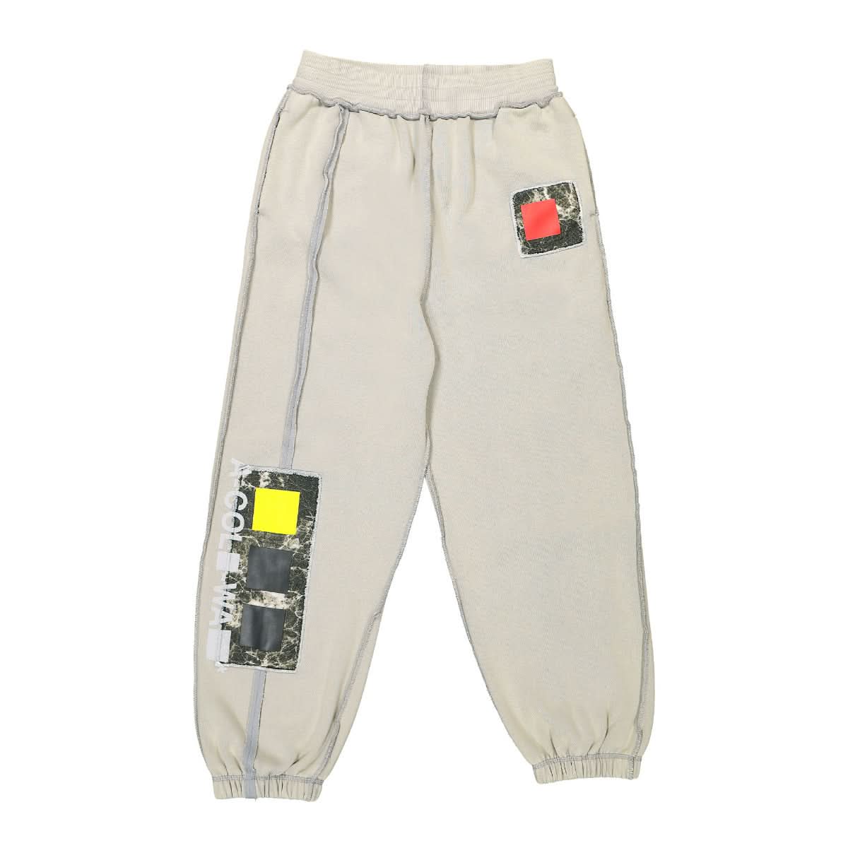 A COLD WALL Relaxed Cubist Pants Grey Detail view 1 | Gate