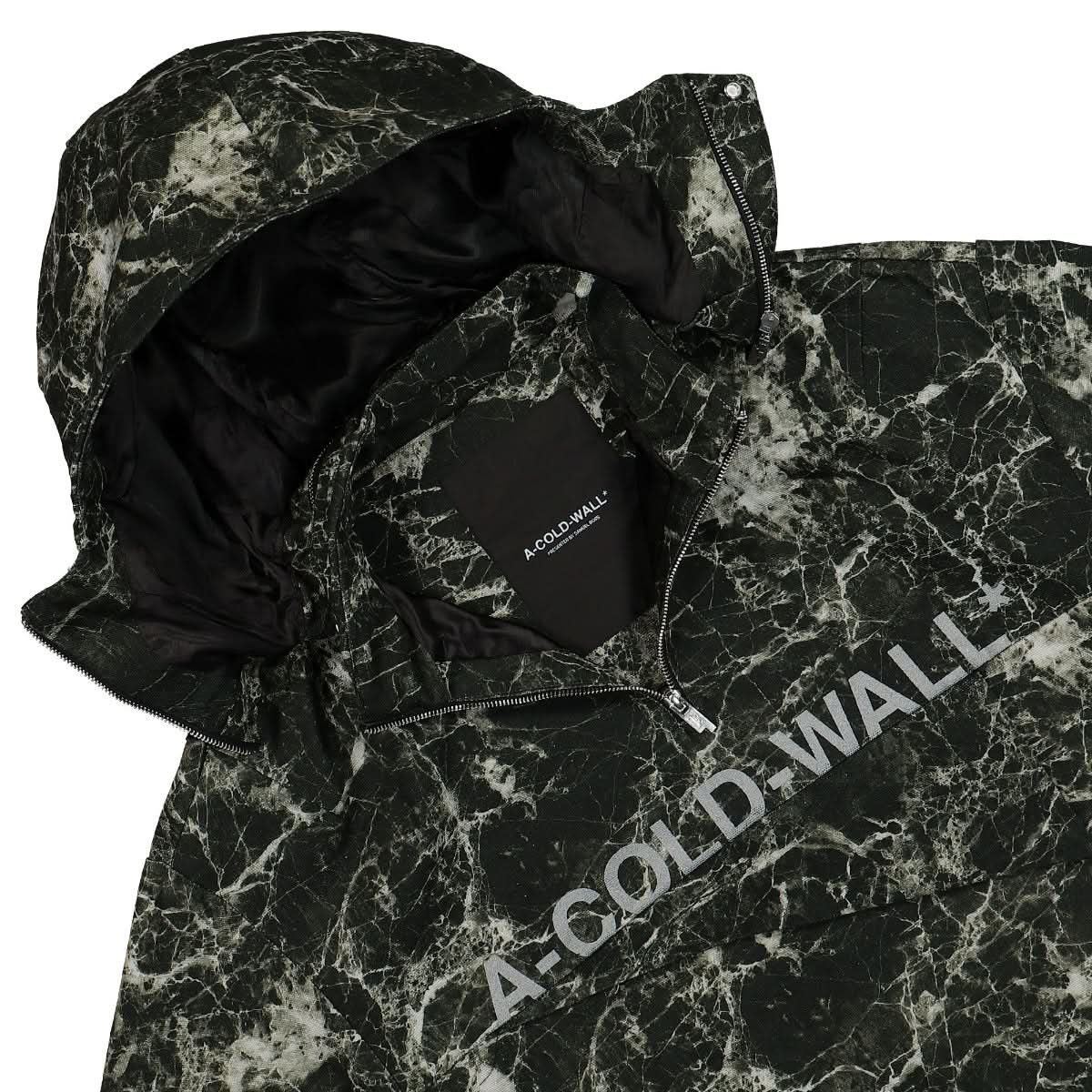 A COLD WALL Marble Kagool Black Detail view 3 | Gate
