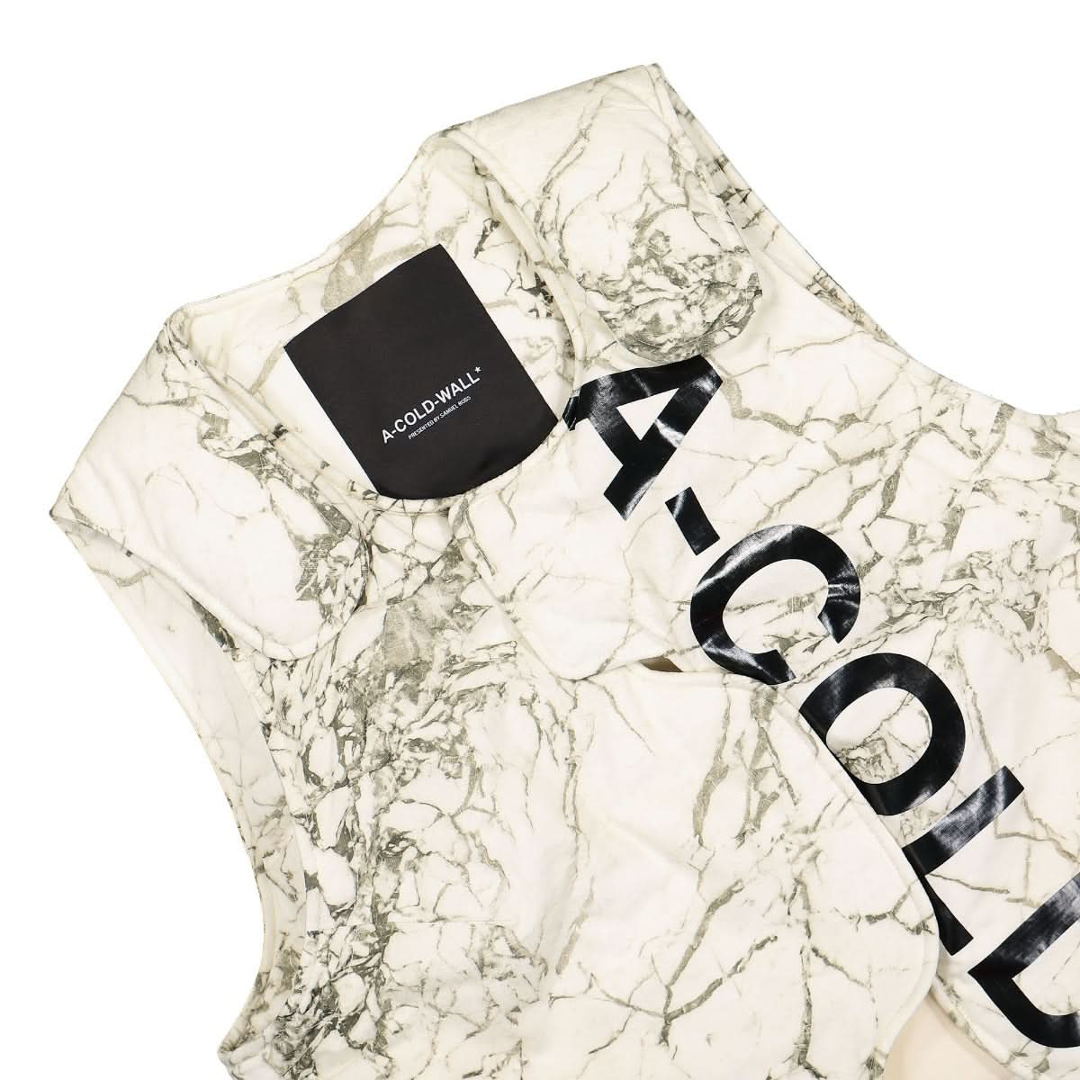 A COLD WALL Marble Gilet Multicolor Detail view 4 | Gate