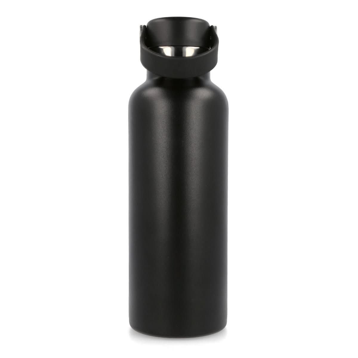 A COLD WALL Stria Coded Stainless Steel Flask Black Detail view 4 | Gate